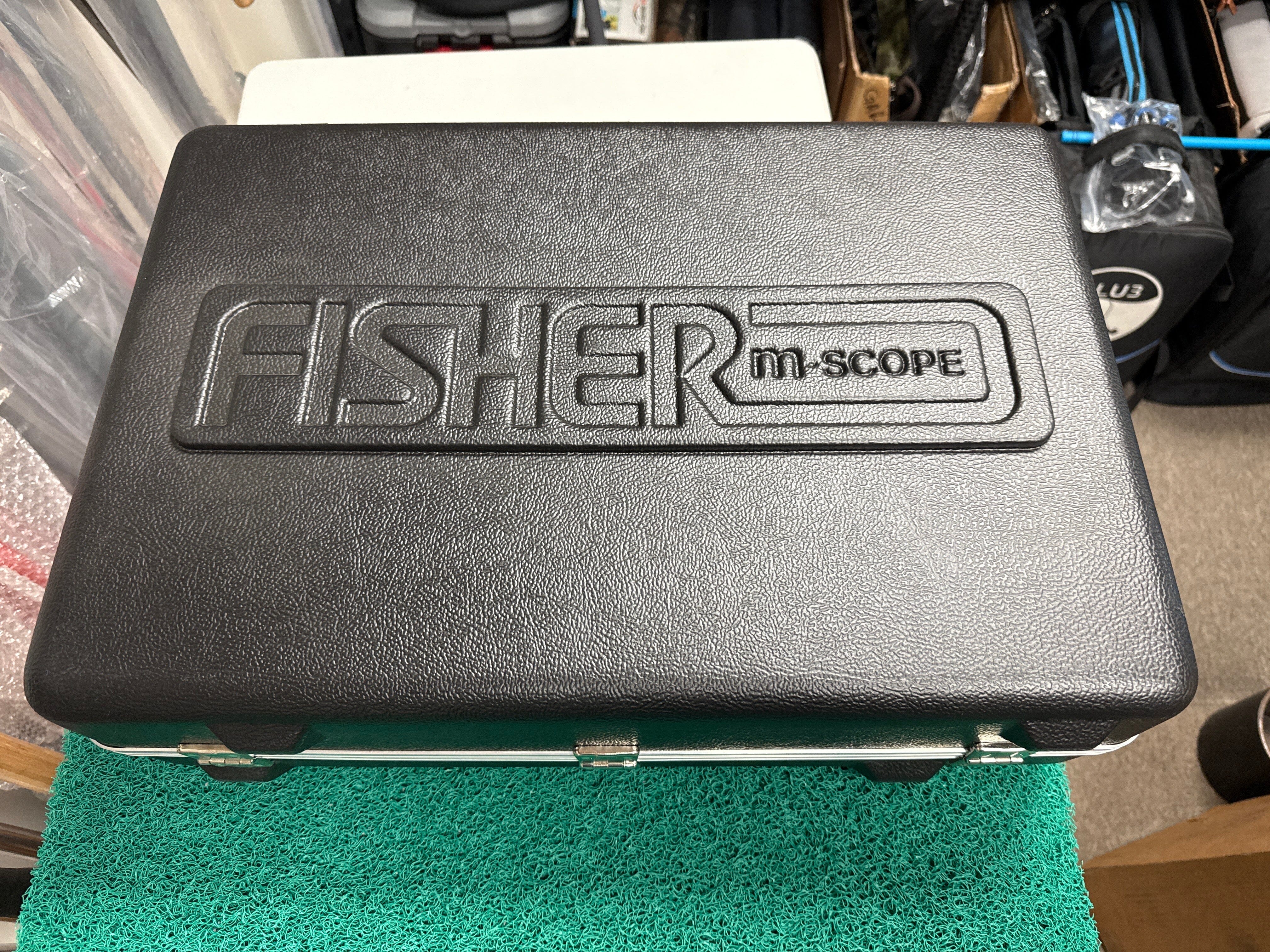 New Old Stock Fisher M-Scope Hard Case with Lock and Key Vintage Detector Case New Old Stock Fisher M-Scope Hard Case with Lock and Key Vintage Detector Case