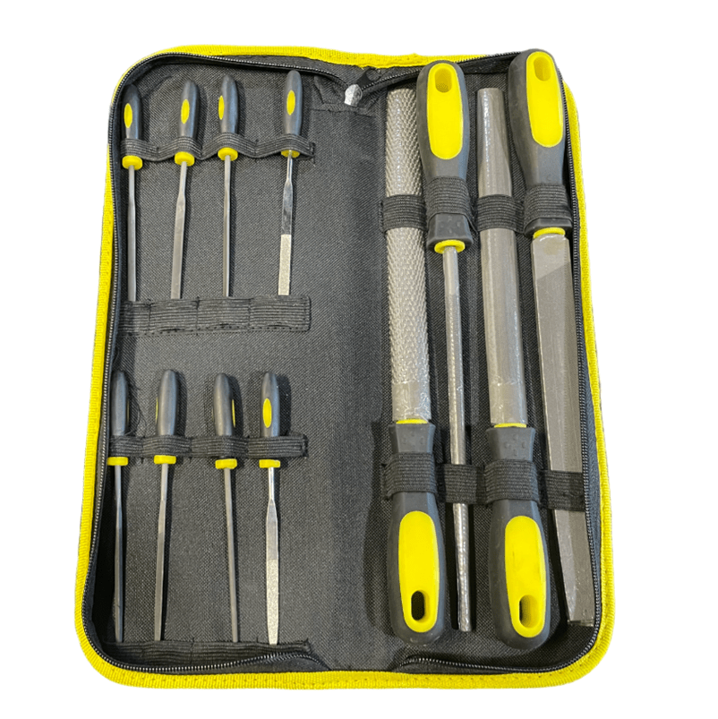 12 Piece Assorted File Set with Comfort Handles – High Plains 12 Piece Assorted File Set with Comfort Handles – High Plains