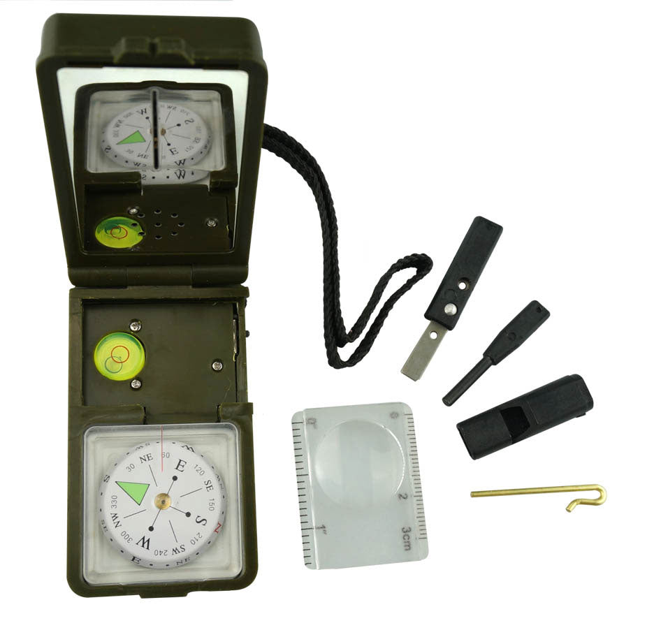 SOL Fire Lite 8 in 1 Survival Tool Oranje 0140-1254 SOL Fire Lite 8 in 1 Survival Tool Oranje 0140-1254