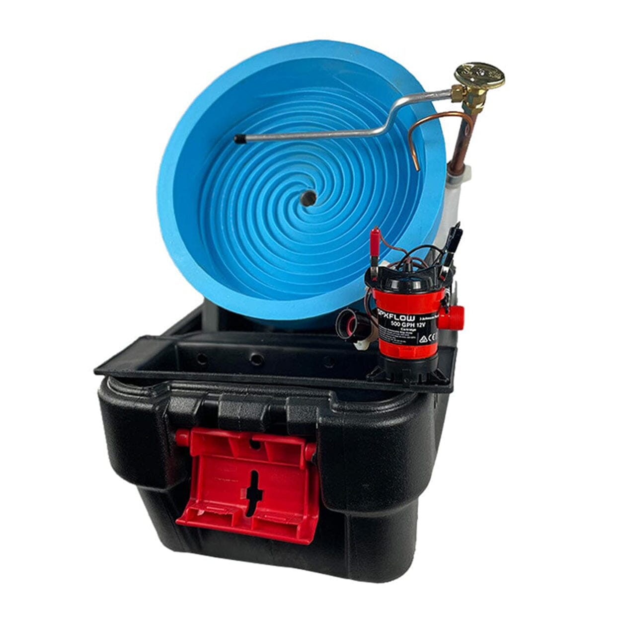 spiral wheel gold panning machine