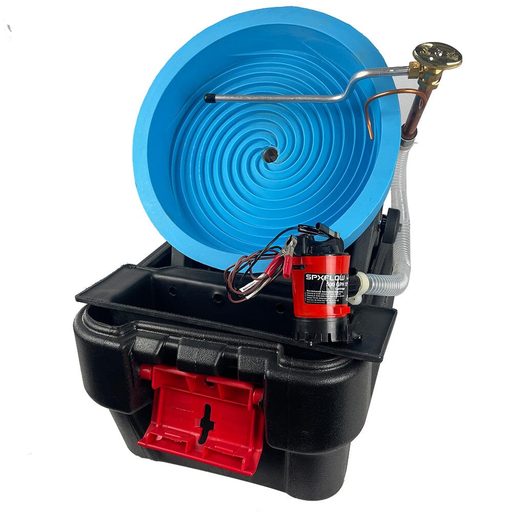spiral wheel gold panning machine