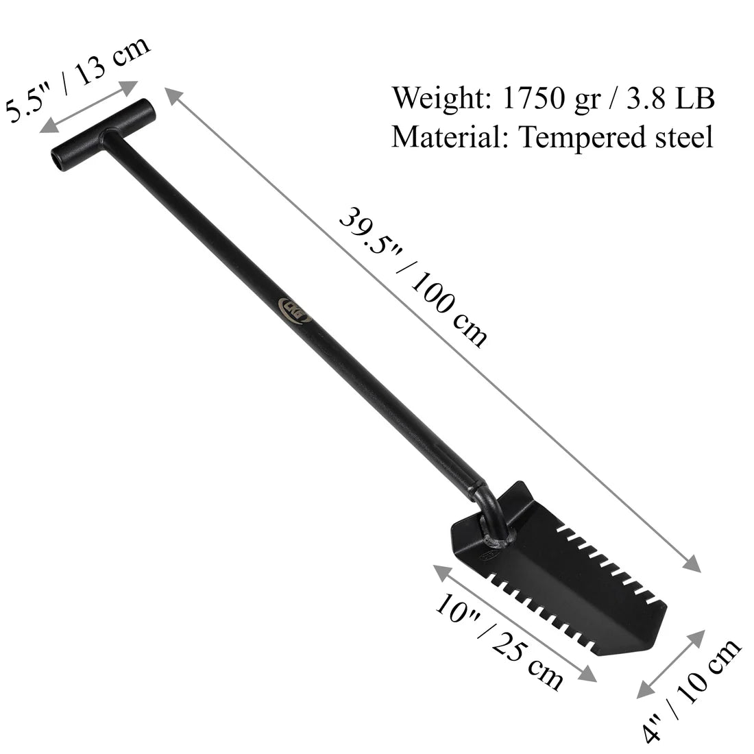 CKG Steel Metal Detecting Shovel