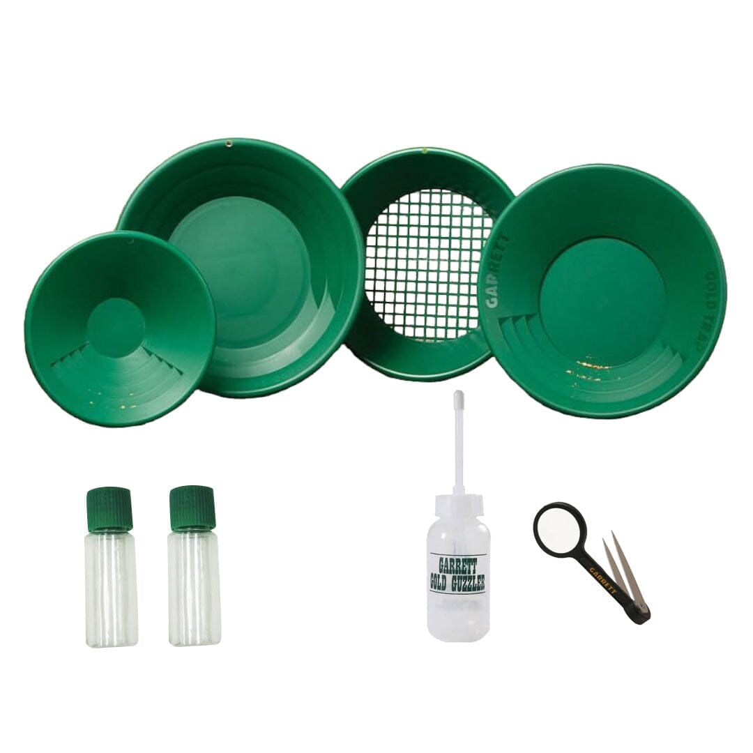 Garrett Deluxe Gold Pan Kit | Gold Panning Starter Kit – High