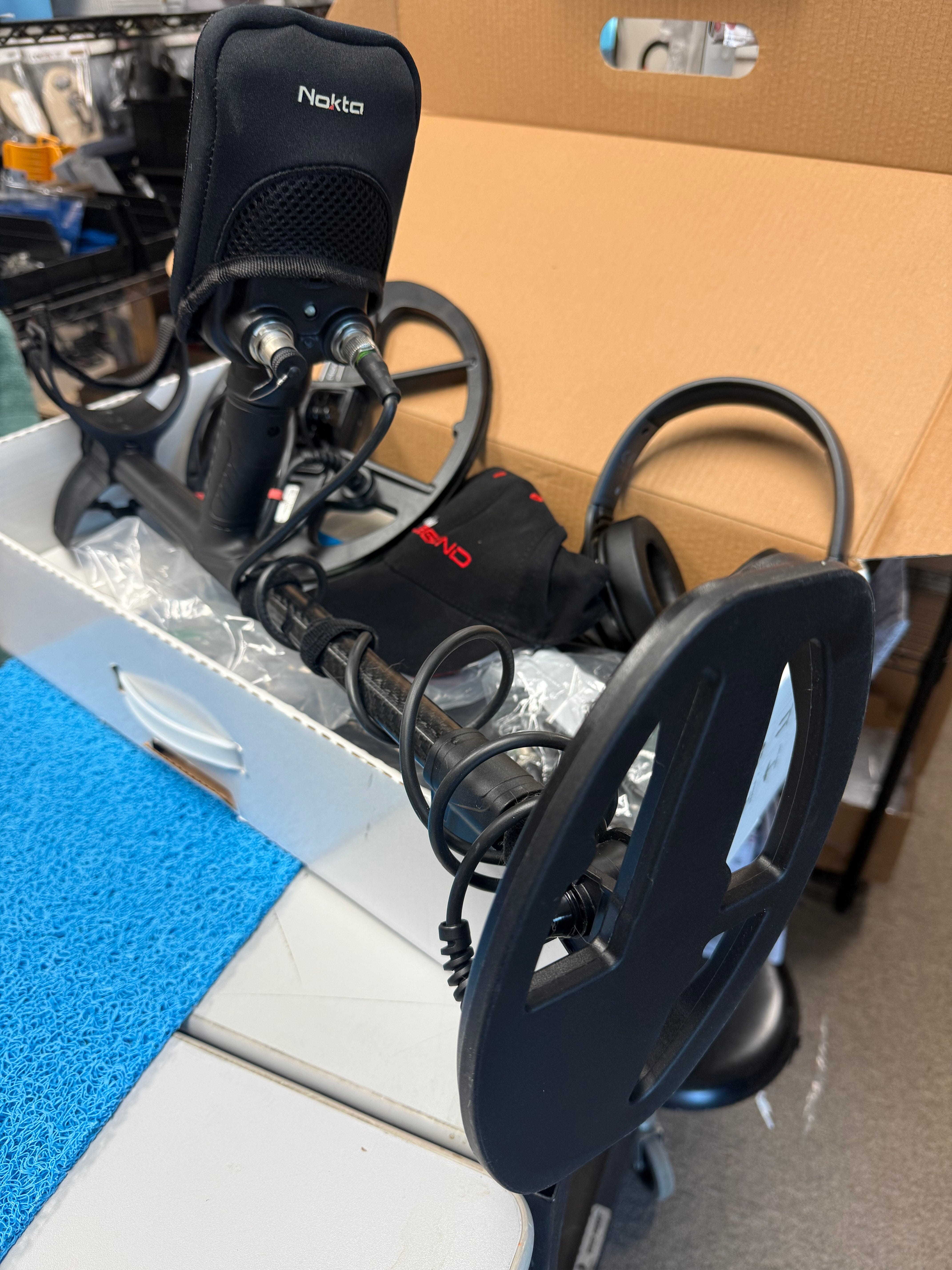 Used Nokta Legend Metal Detector with 2 Coils - Very Good Condition