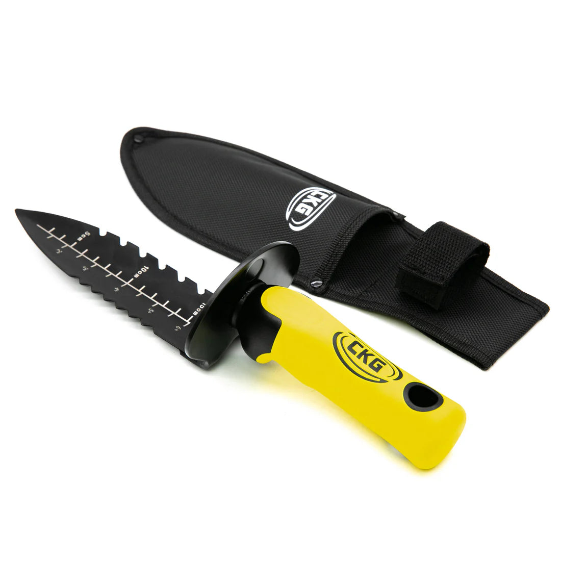 Metal Detecting Digging Tool With Yellow Handle