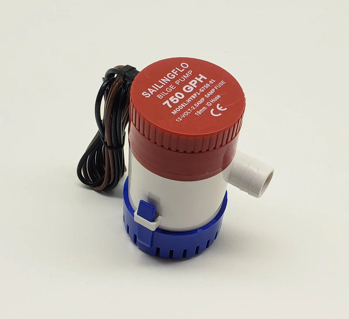 750 GPH Pump - Battery Clips Sold Separately