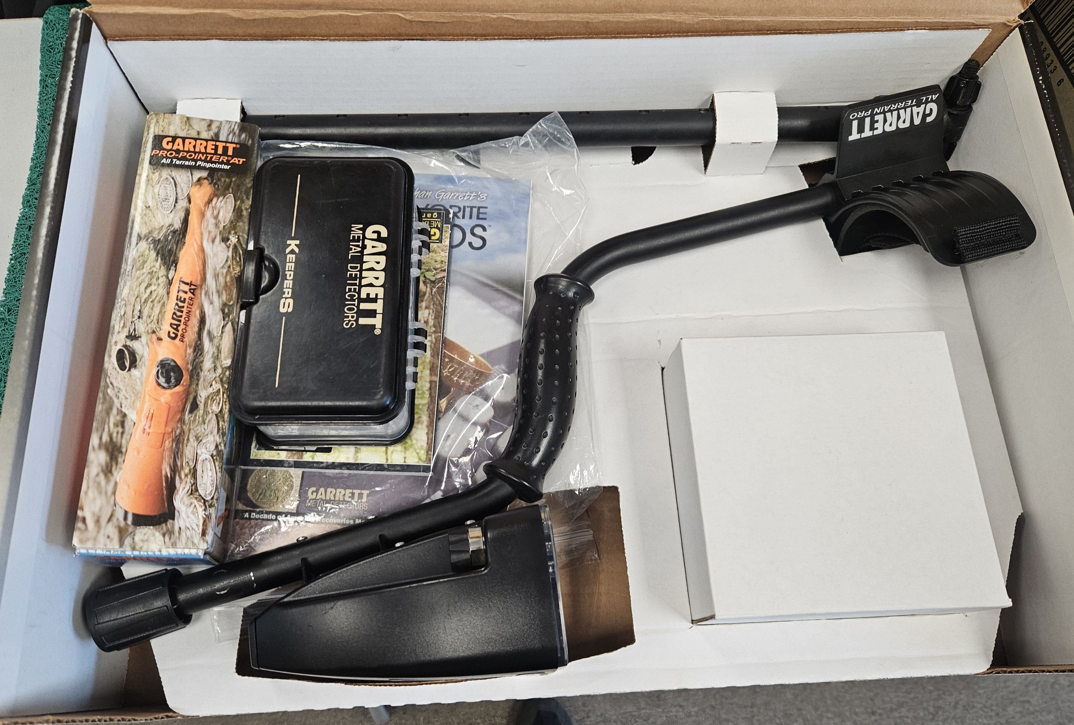 Used Garrett AT Pro 55th Anniversary Metal Detector with AT Pinpointer