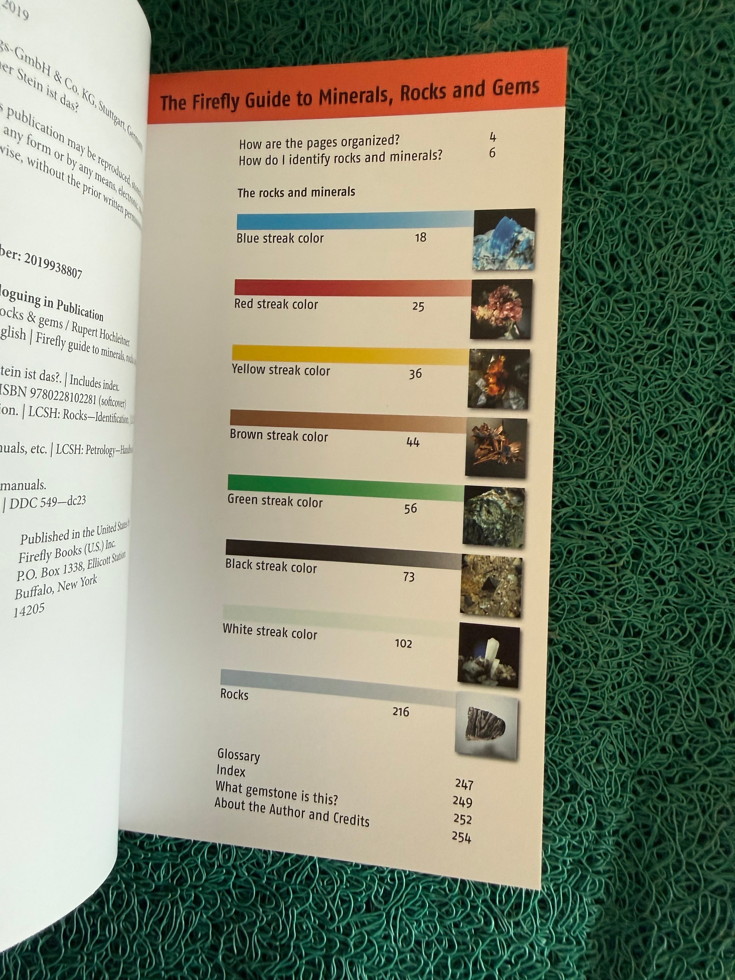 The Firefly Guide to Minerals, Rocks & Gems
