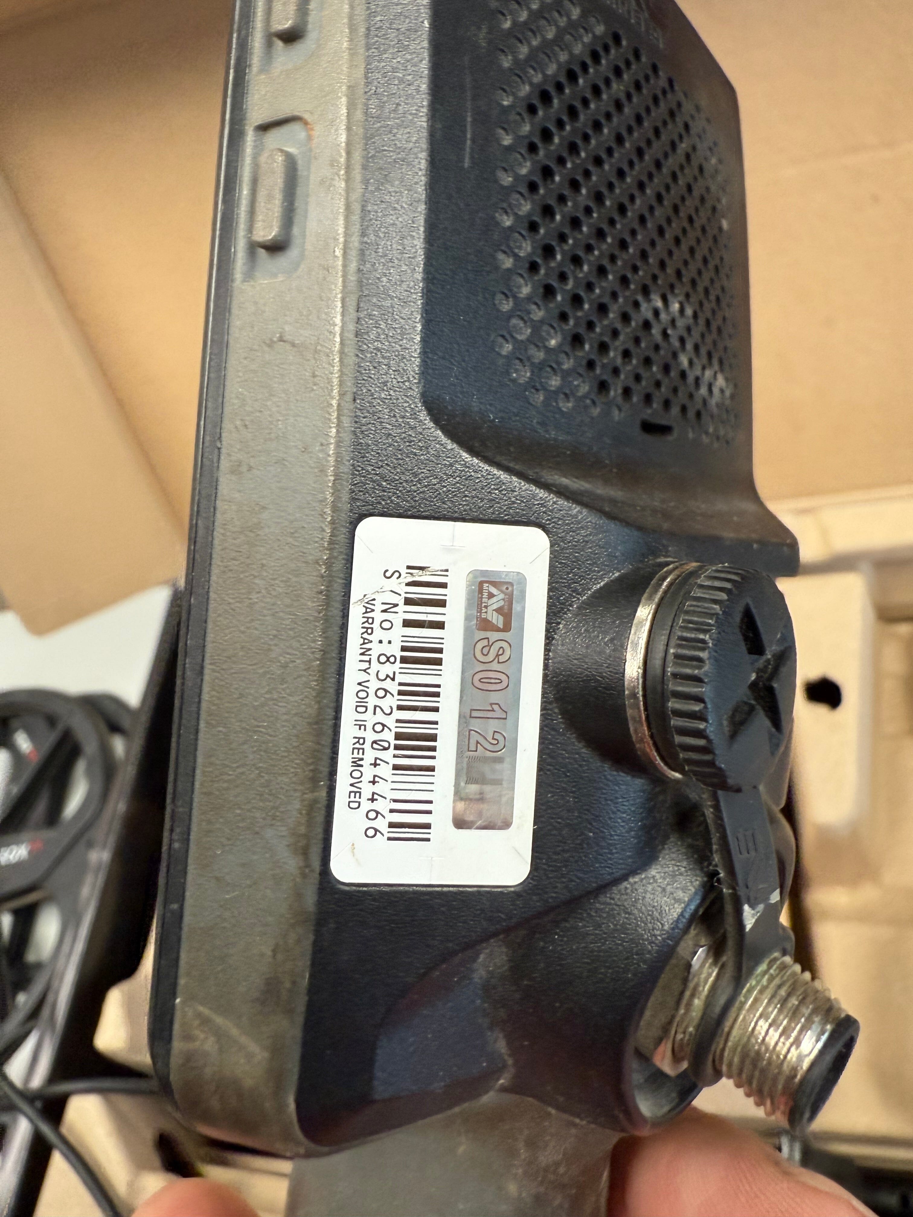 Used Minelab Equinox 800 Metal Detector – Includes 11" & 15" Coils (Repaired), No Warranty