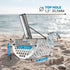 CKG 9x6 Stainless Steel Sand Scoop