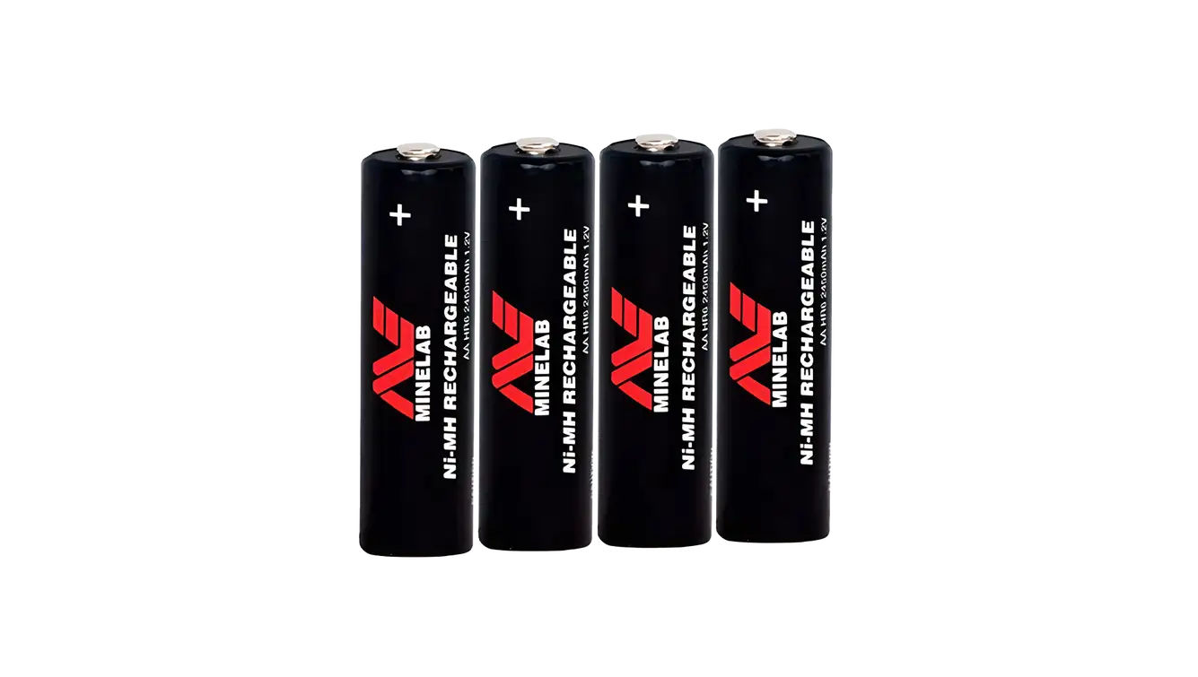 Minelab VANQUISH 4×AA Rechargeable NiMH Battery Pack – 2450mAh