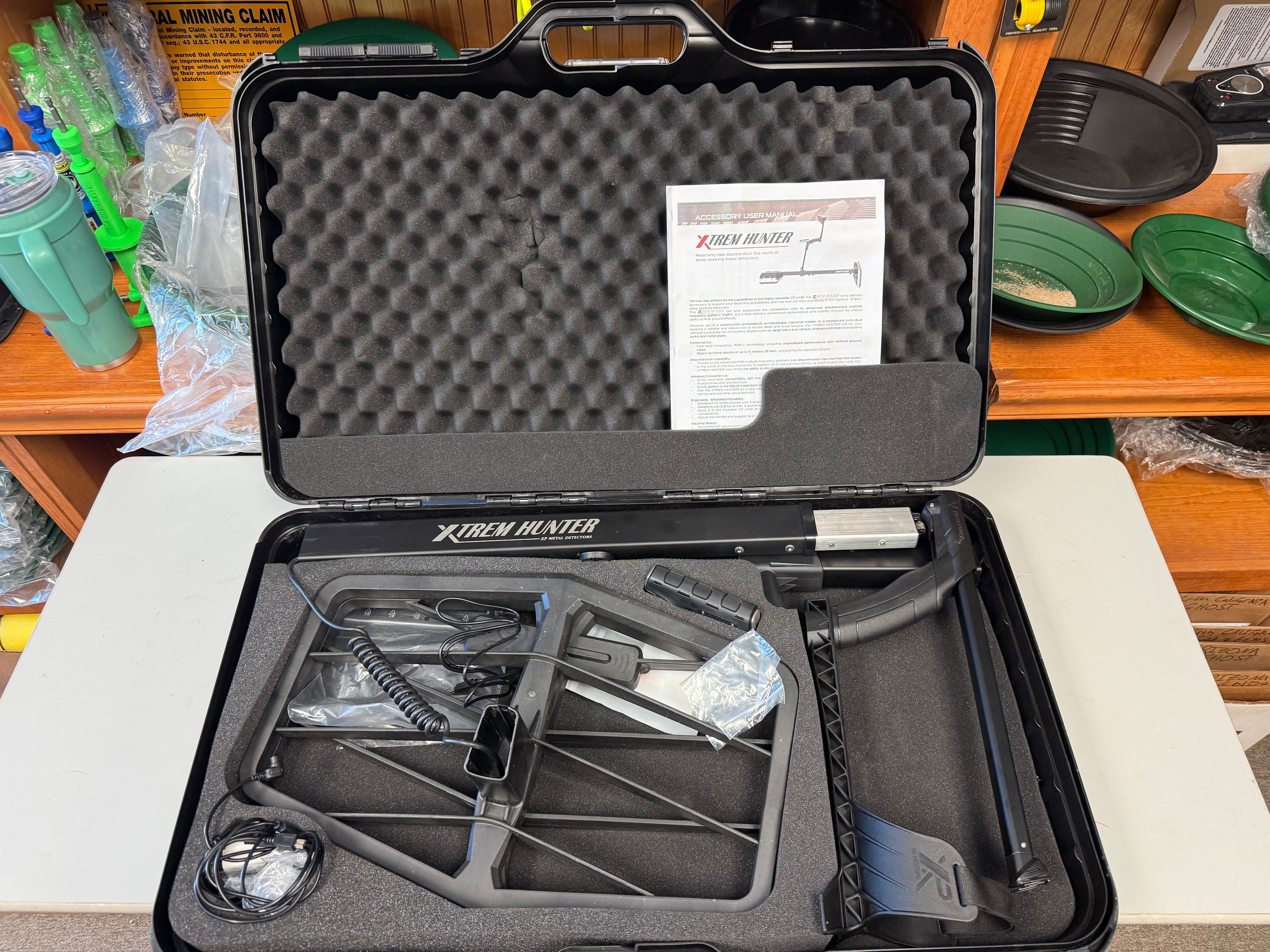 Returned XP Deus II XTREM HUNTER Bundle - with Deus II 11" Coil, WSA II-XL Headphones, XTREM HUNTER Coils