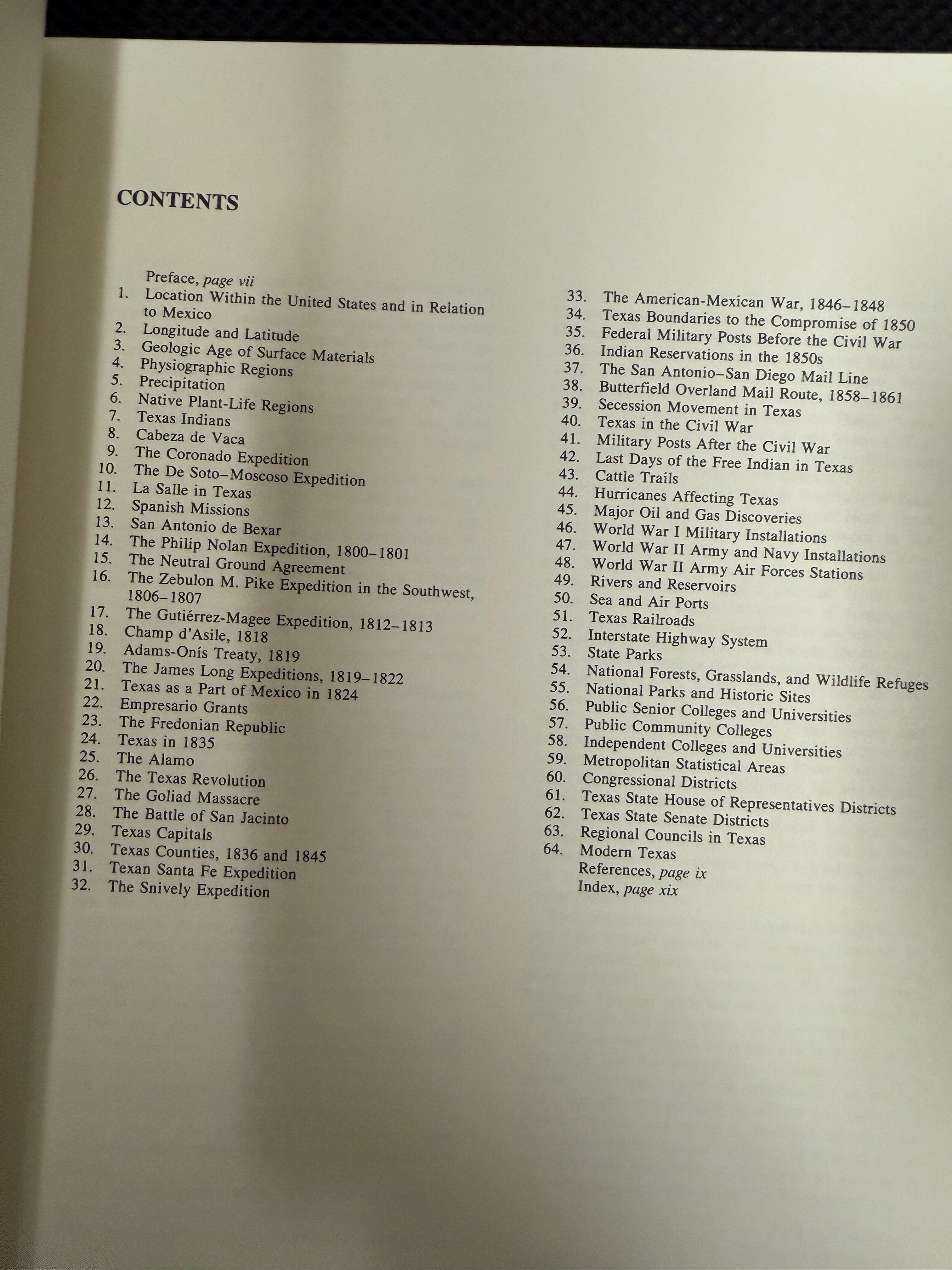 Historical Atlas of Texas (Used)