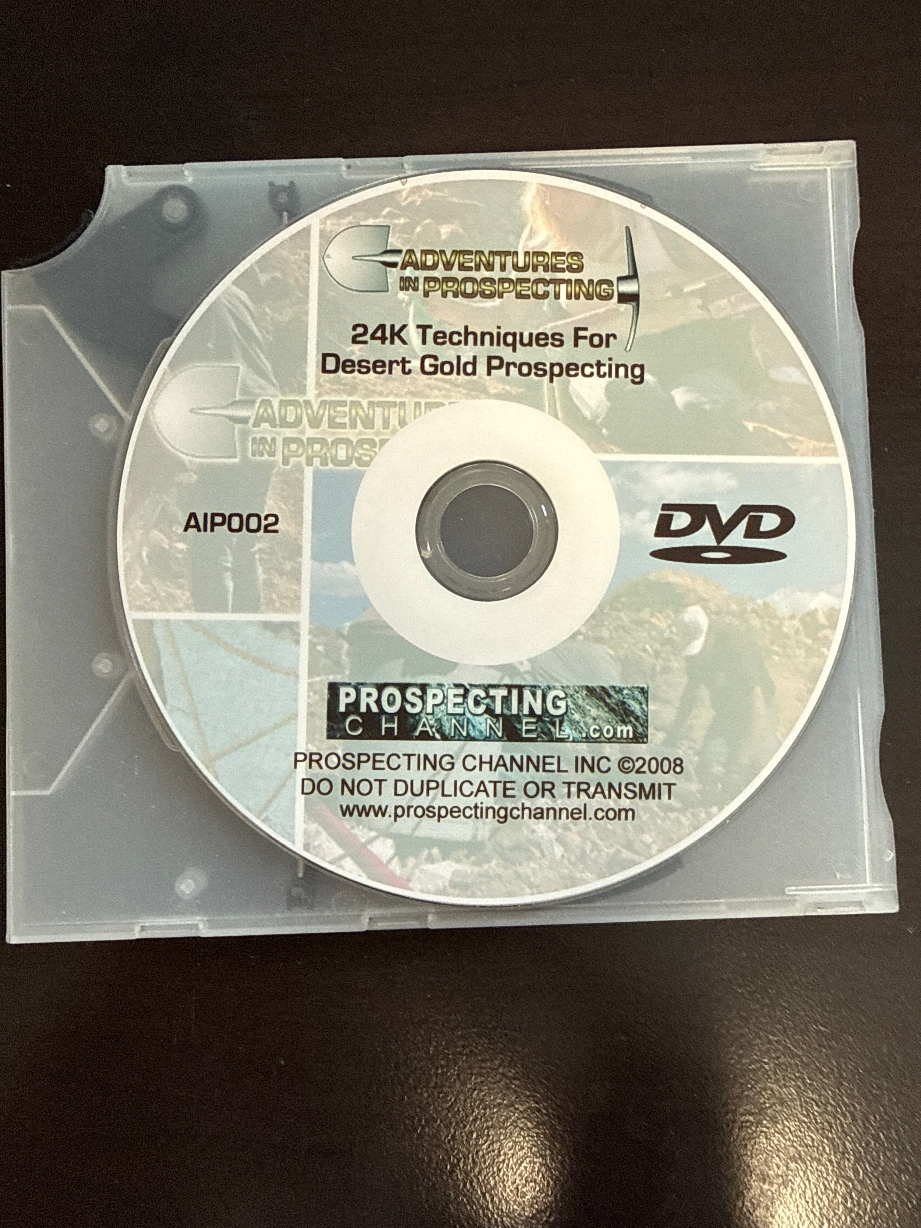 24K Techniques for Desert Gold Prospecting DVD