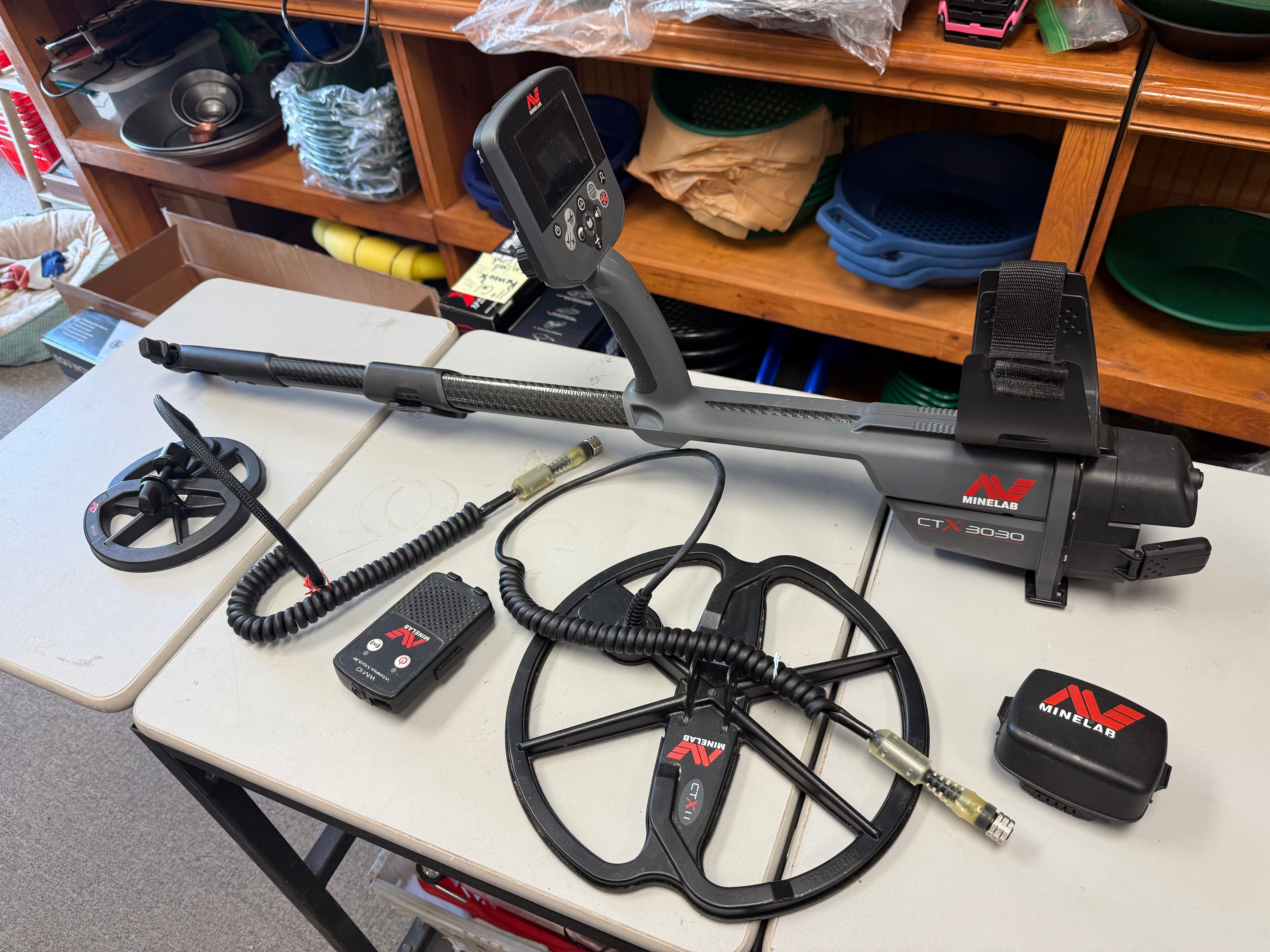 used minelab ctx metal detector3030 