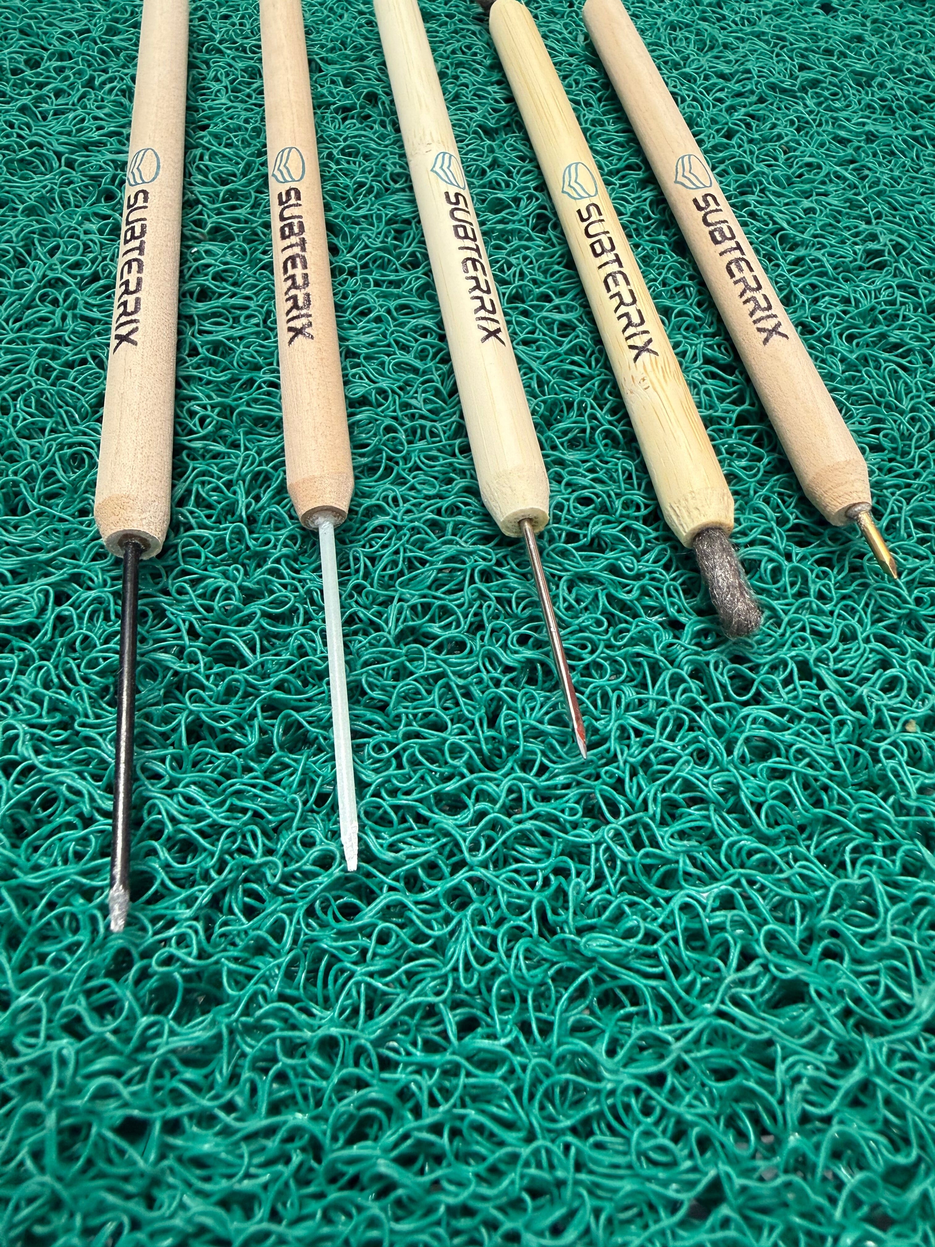 Subterrix 5-Piece Coin Cleaning Pencil Set – Precision Tools for Coin & Relic Restoration