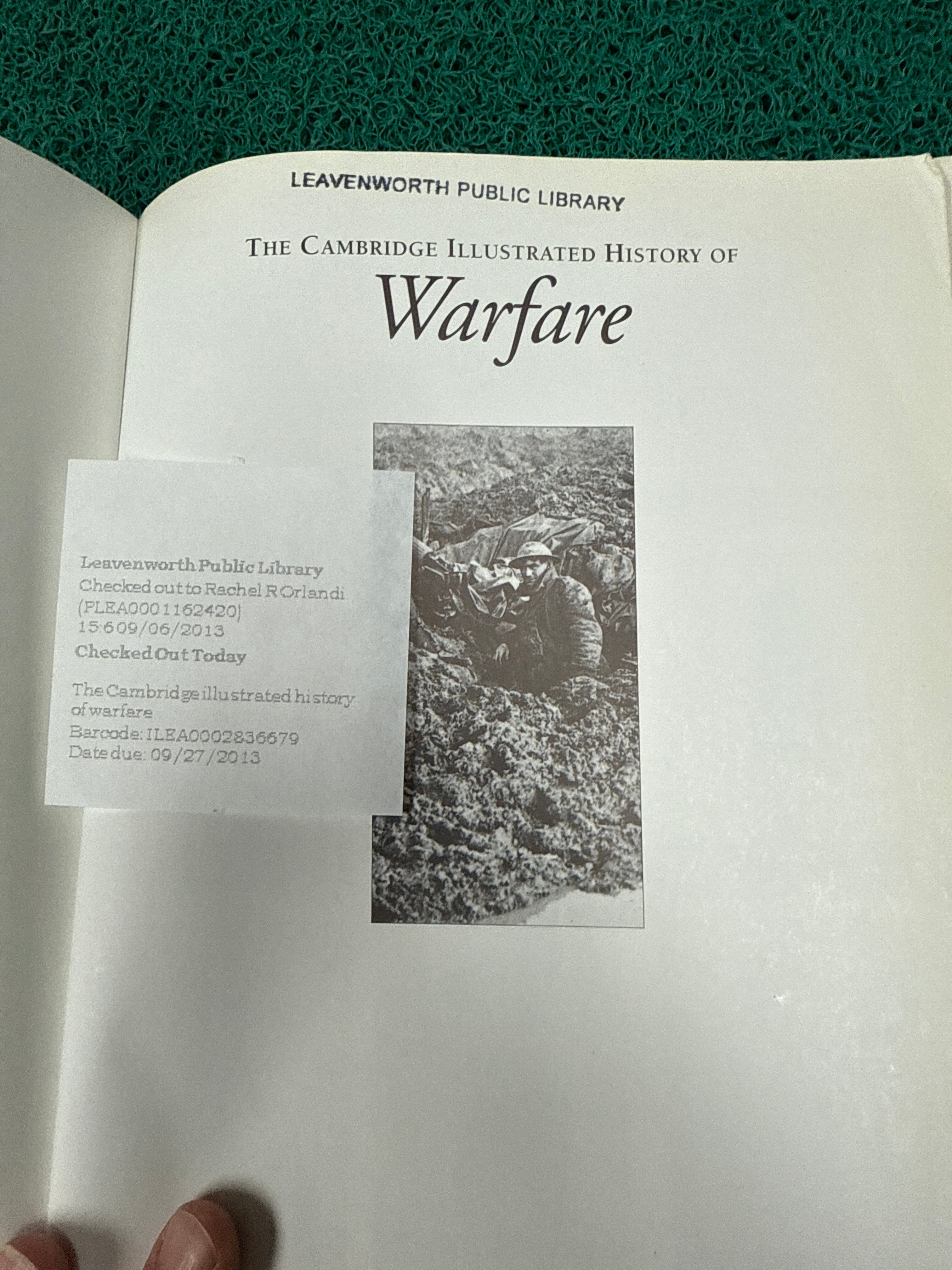 Cambridge Illustrated History of Warfare (Used)
