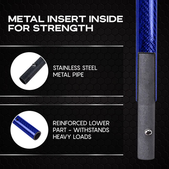 Black Universal Carbon Fiber Travel Handle