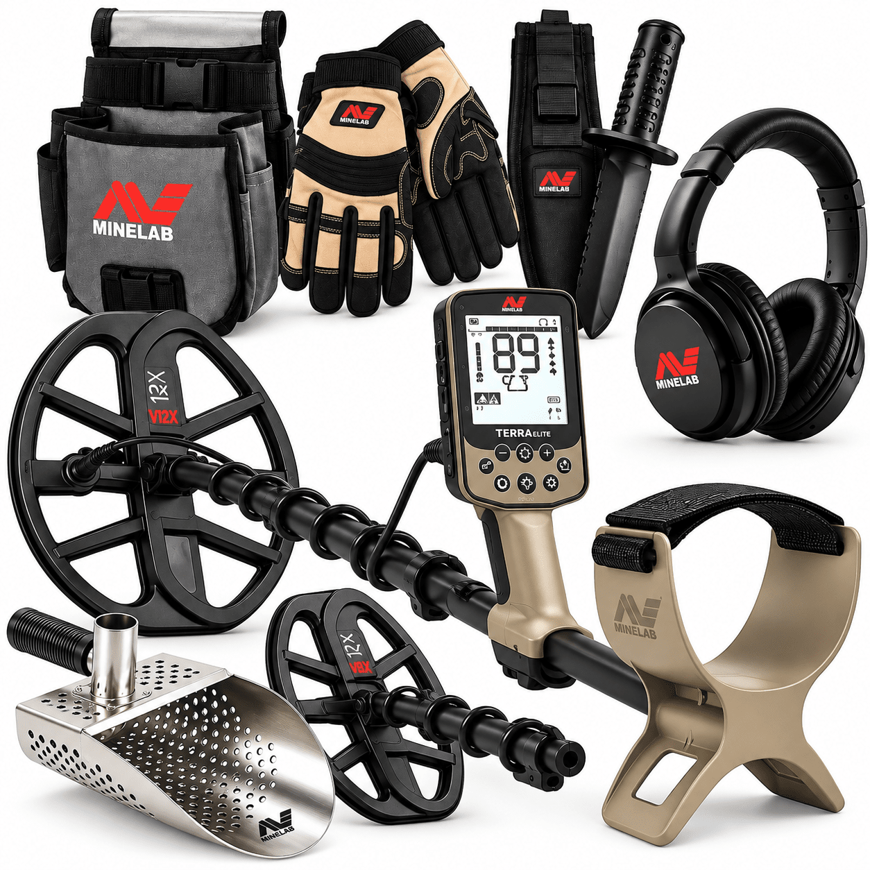 Minelab X-Terra Elite Expedition Pack with FREE Adventure Pack & Sand Scoop