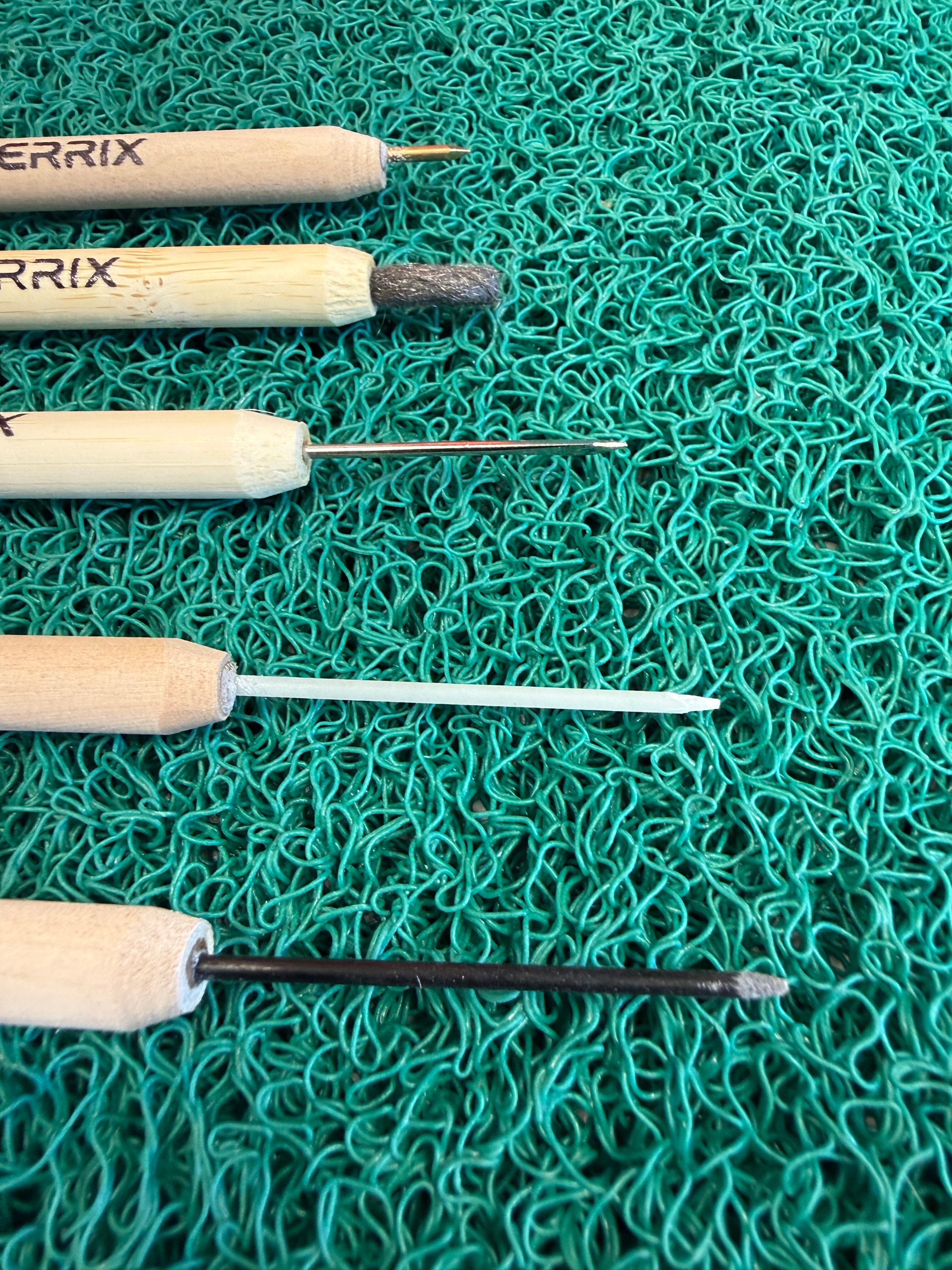 Subterrix 5-Piece Coin Cleaning Pencil Set – Precision Tools for Coin & Relic Restoration