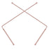 Copper Dowsing Rods - Traditional Water Witching & Treasure Hunting Set (2 Pack)