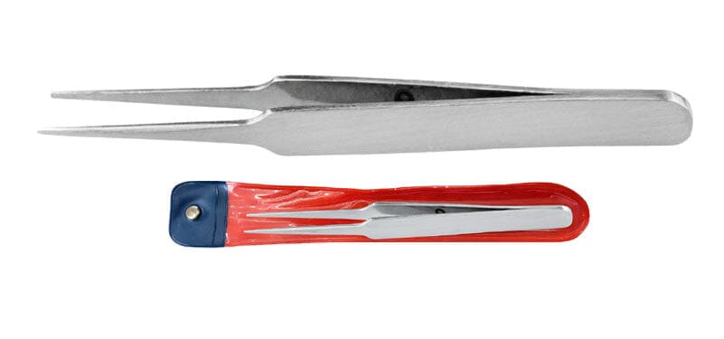 Mini Gold Tweezer - 3 1/4" Needle Point