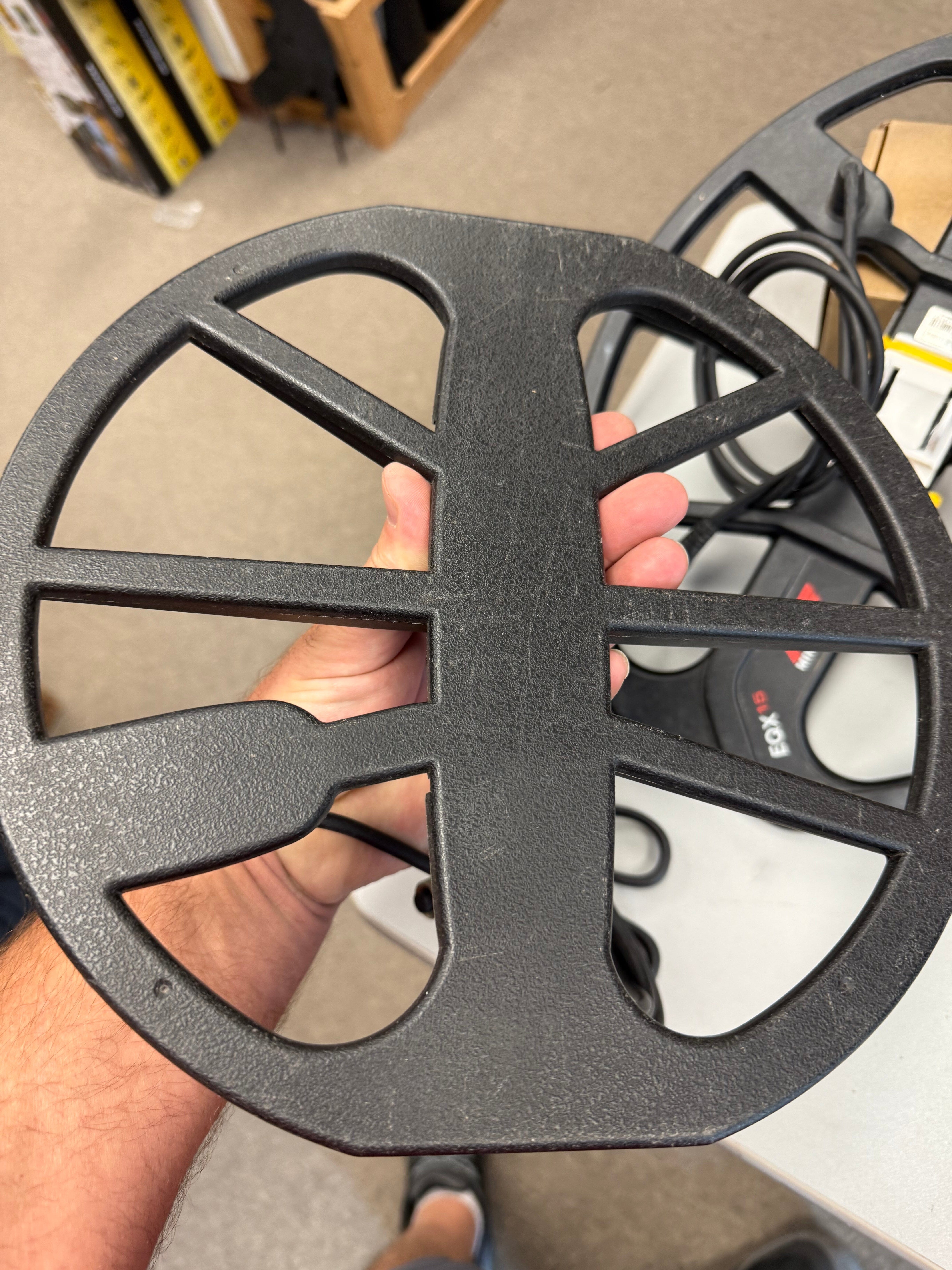 Used Minelab Equinox 800 Metal Detector – Includes 11" & 15" Coils (Repaired), No Warranty