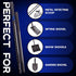 Blue Universal Carbon Fiber Travel Handle