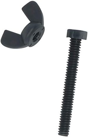 Coiltek Black Nut And Bolt Set Of 10 - 6.35Mm