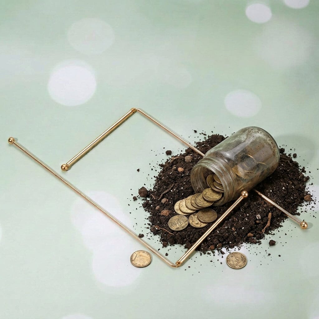 Copper Dowsing Rods - Traditional Water Witching & Treasure Hunting Set (2 Pack)