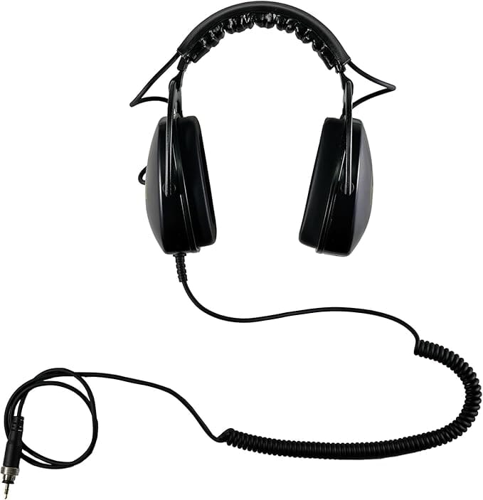Thresher Headphones – Minelab Equinox & Manticore (Black Ear Cups)
