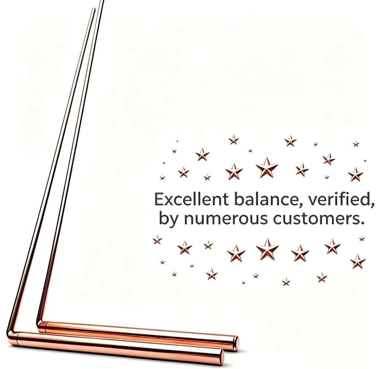 Spirit Hunter Copper Dowsing Rods - Paranormal Investigation Set with Bag
