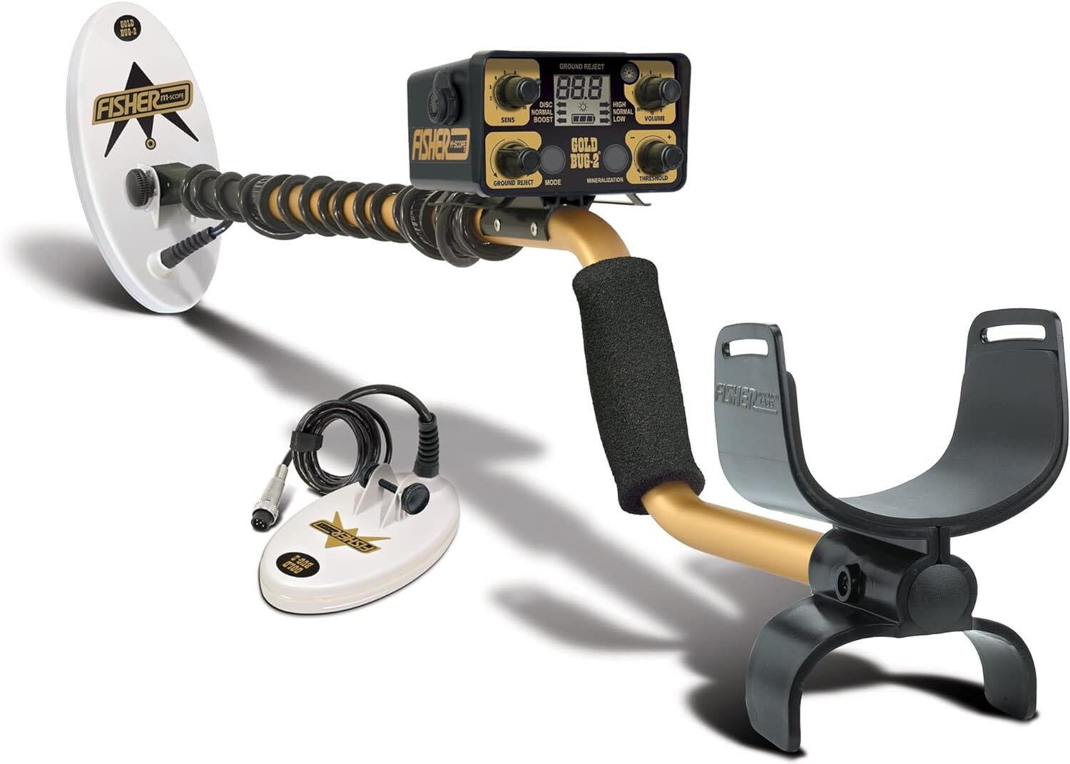 Fisher Gold Bug 2 Coil Combo - 6.5" and 10" Coils