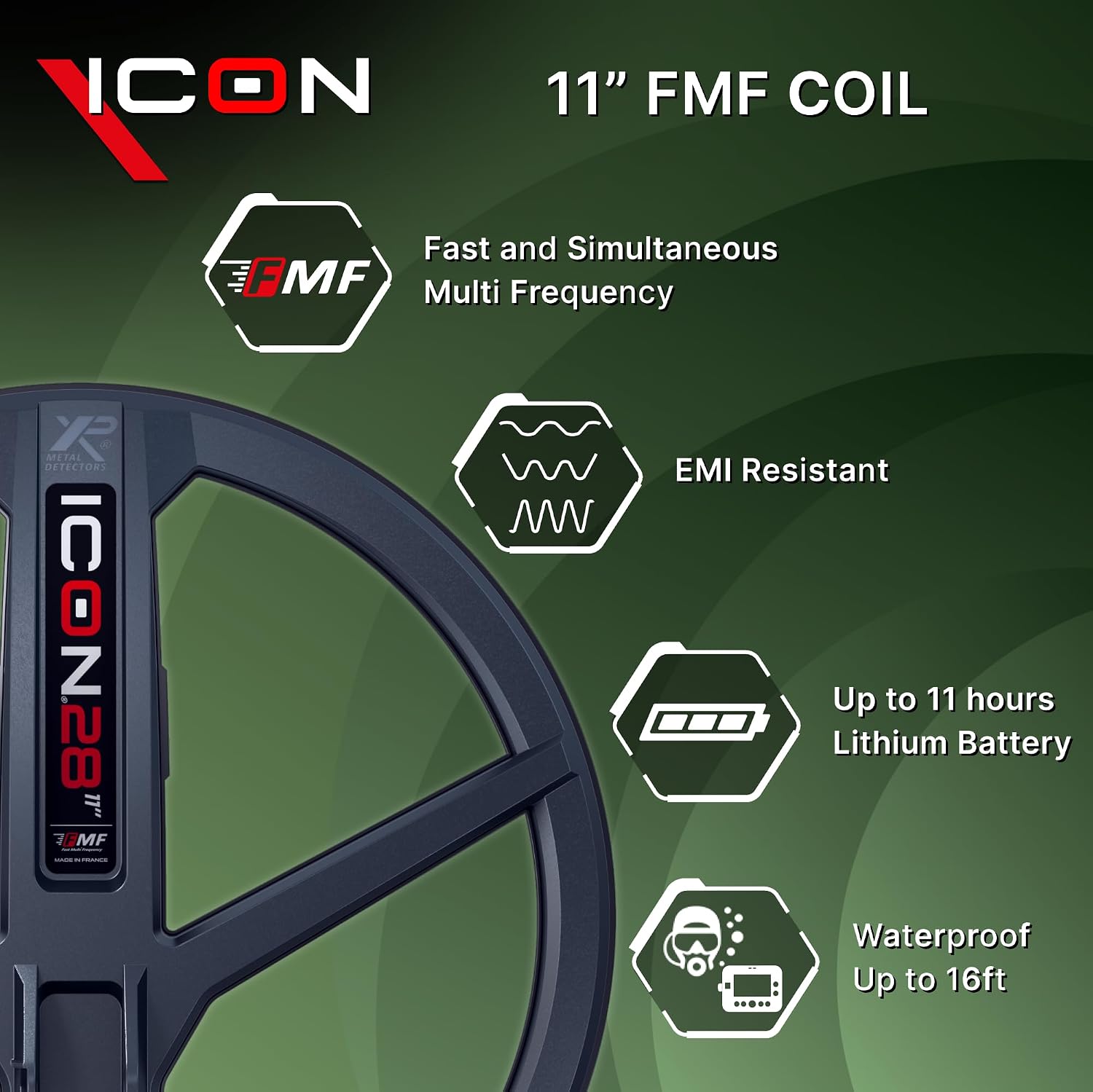 XP ICON Adventure Pack Metal Detector Bundle