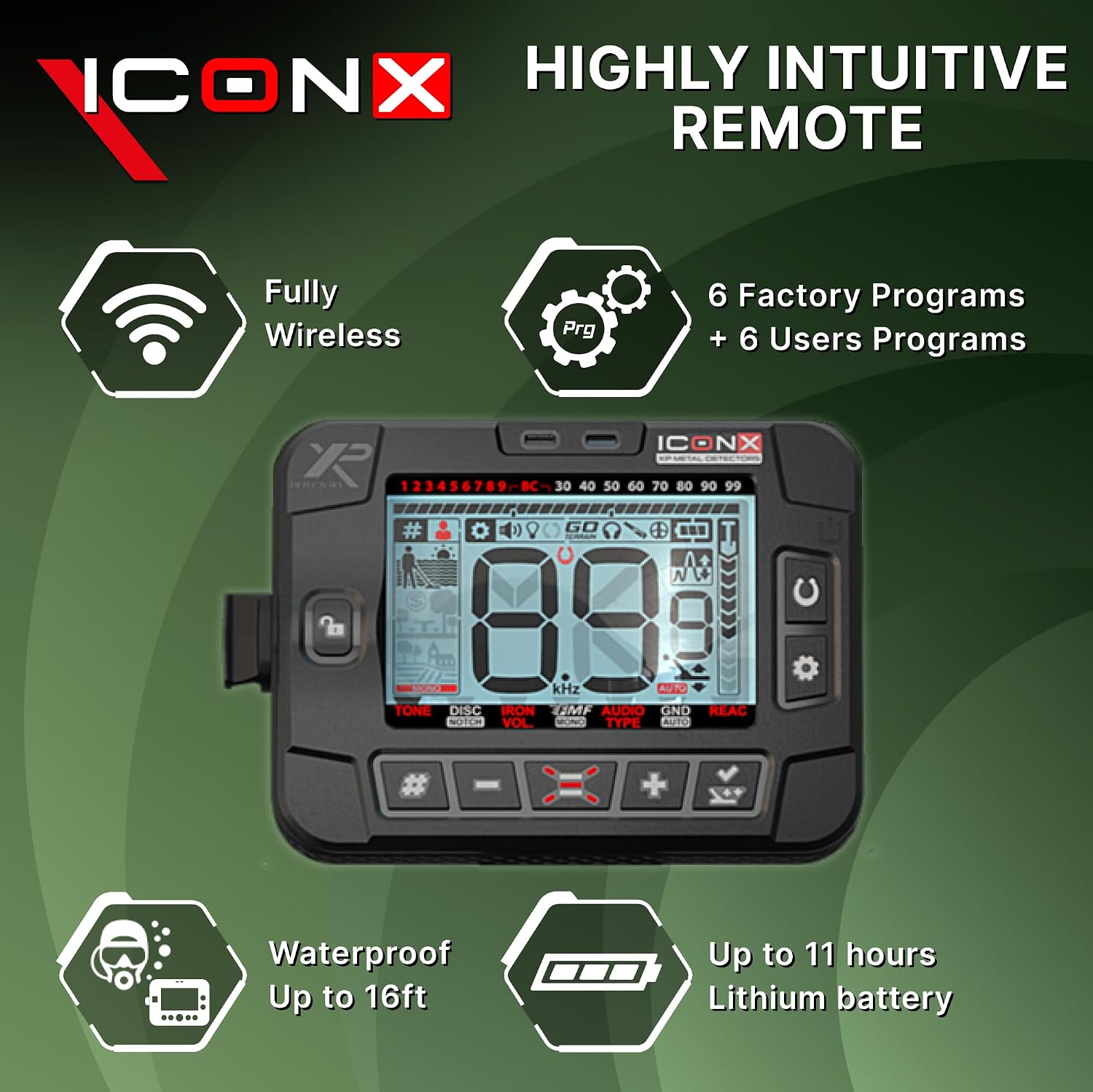 XP ICONX Adventure Pack Metal Detector Bundle