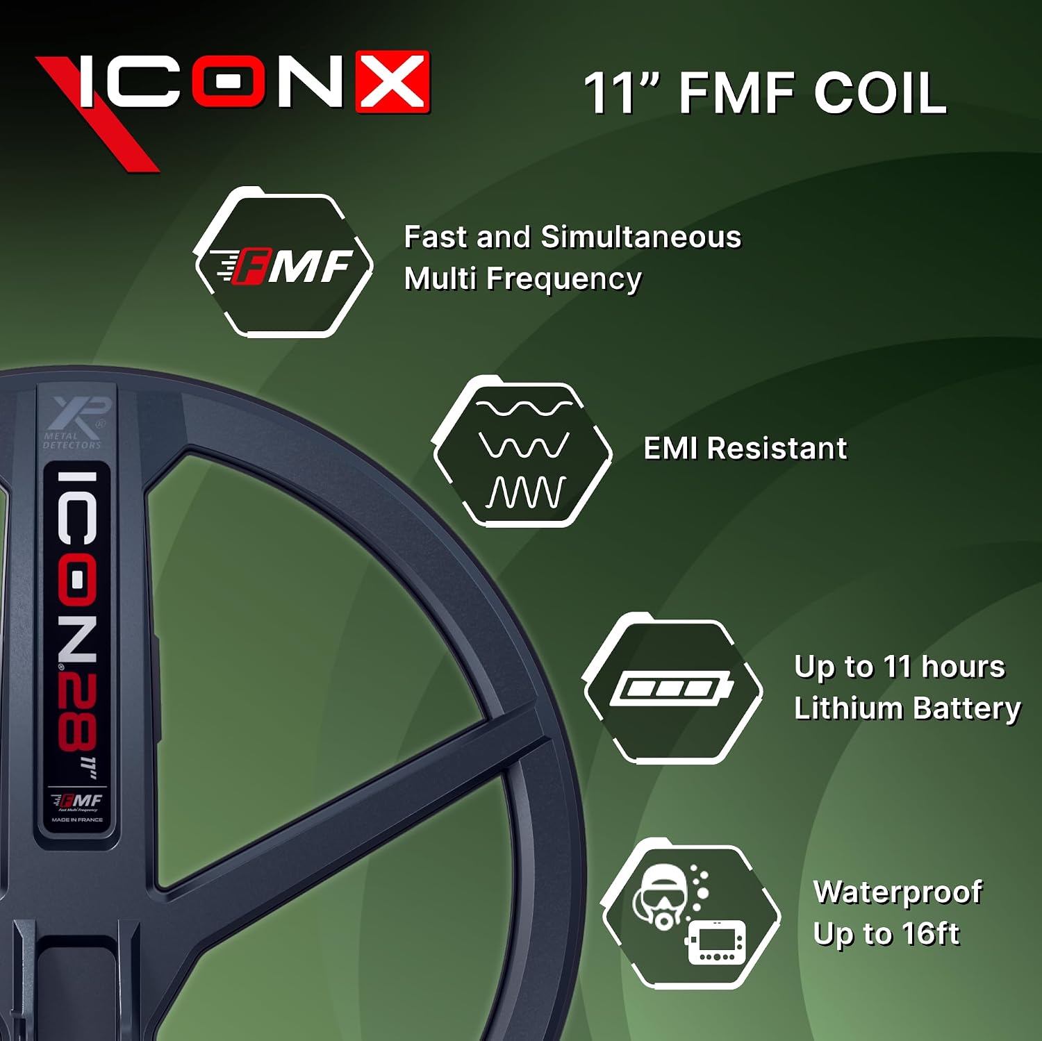 XP ICONX Adventure Pack Metal Detector Bundle