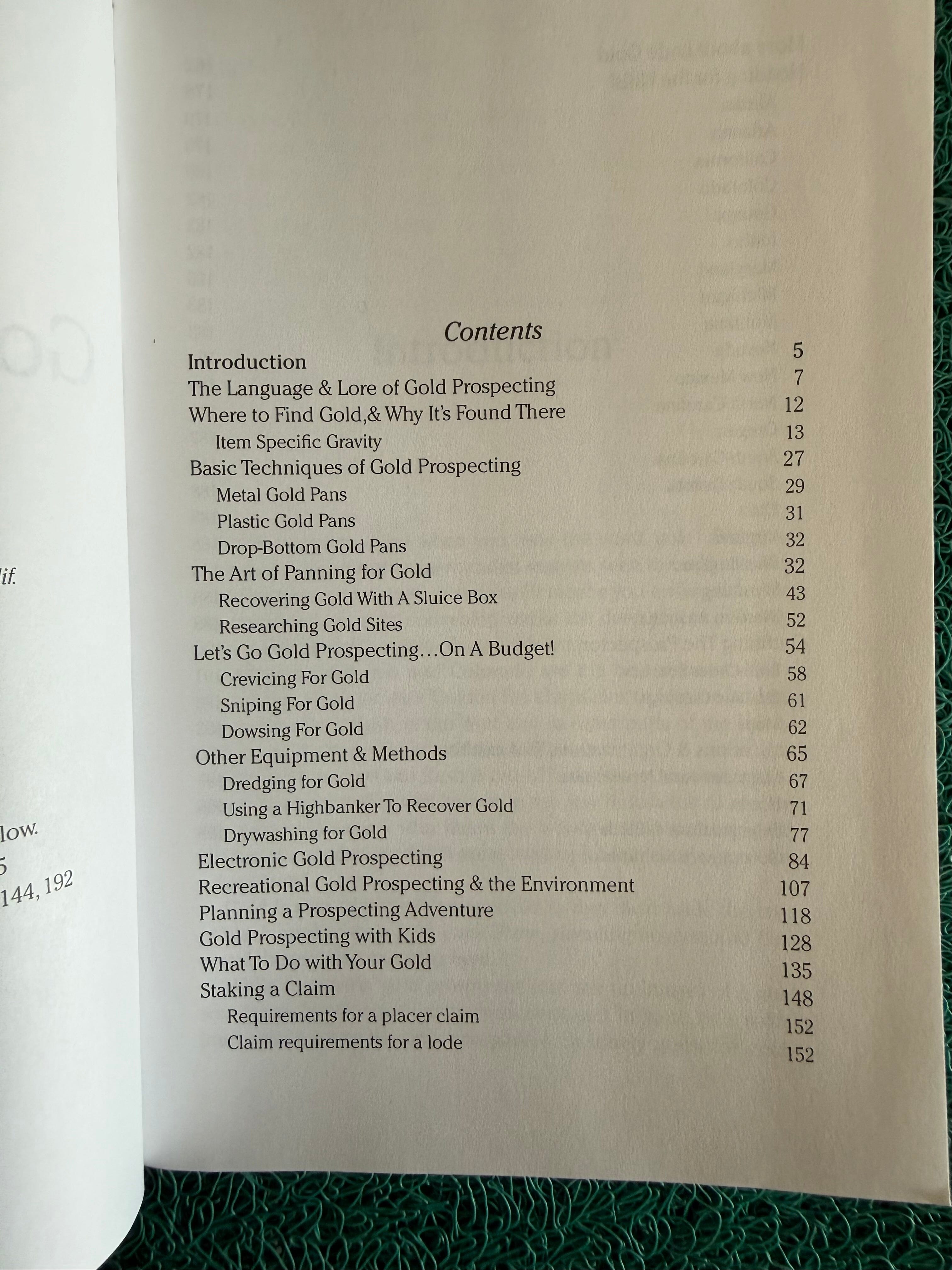 Recreational Gold Prospecting for Fun and Profit