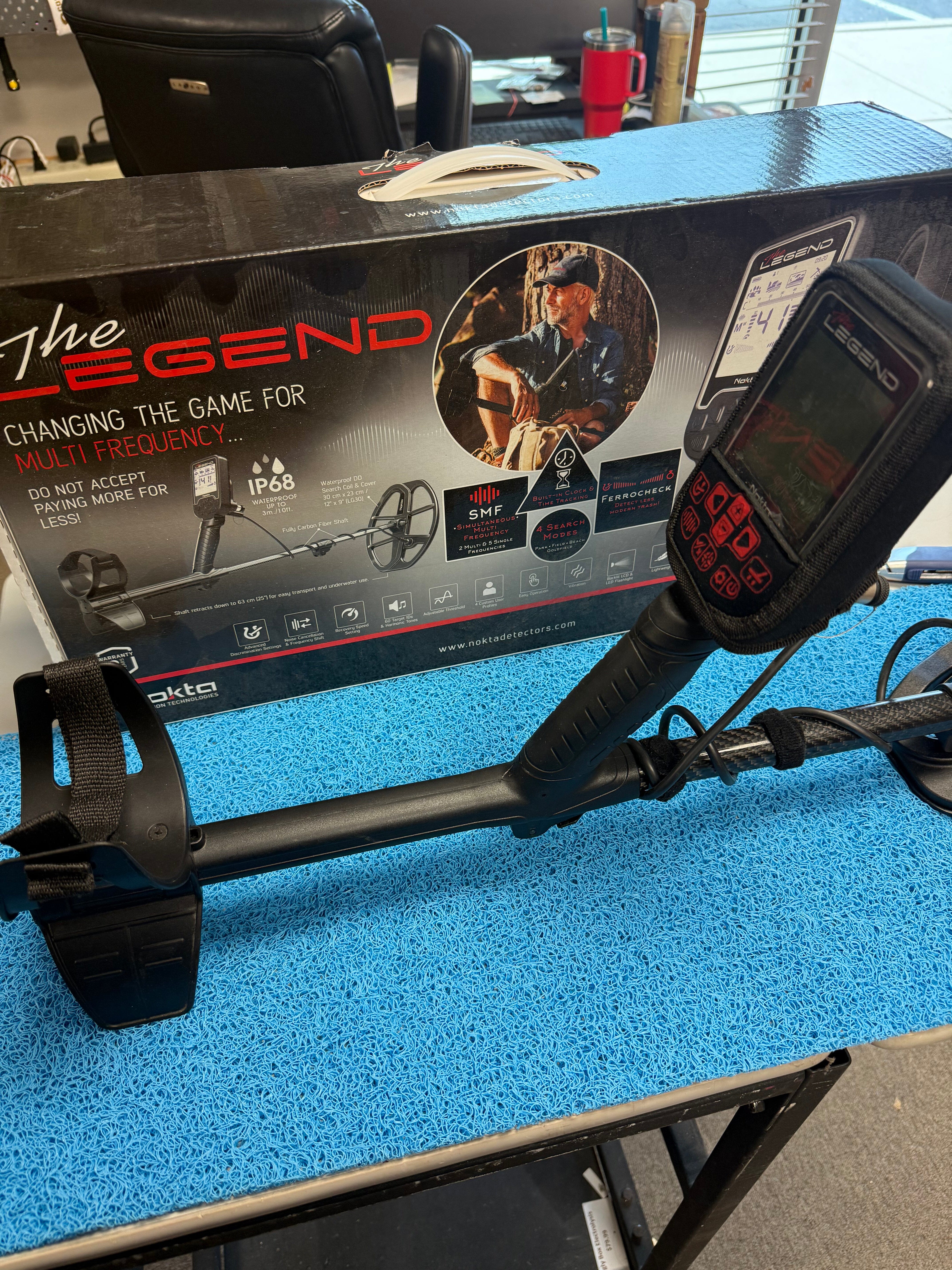 Used Nokta Legend Metal Detector with 2 Coils - Very Good Condition