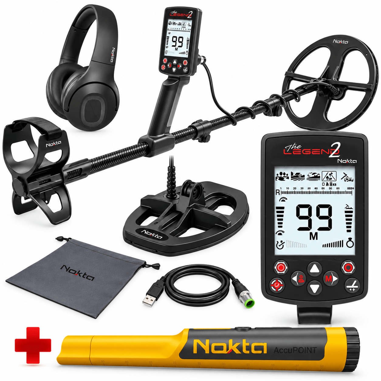 Nokta Legend 2 Metal Detector with AccuPOINT Pinpointer