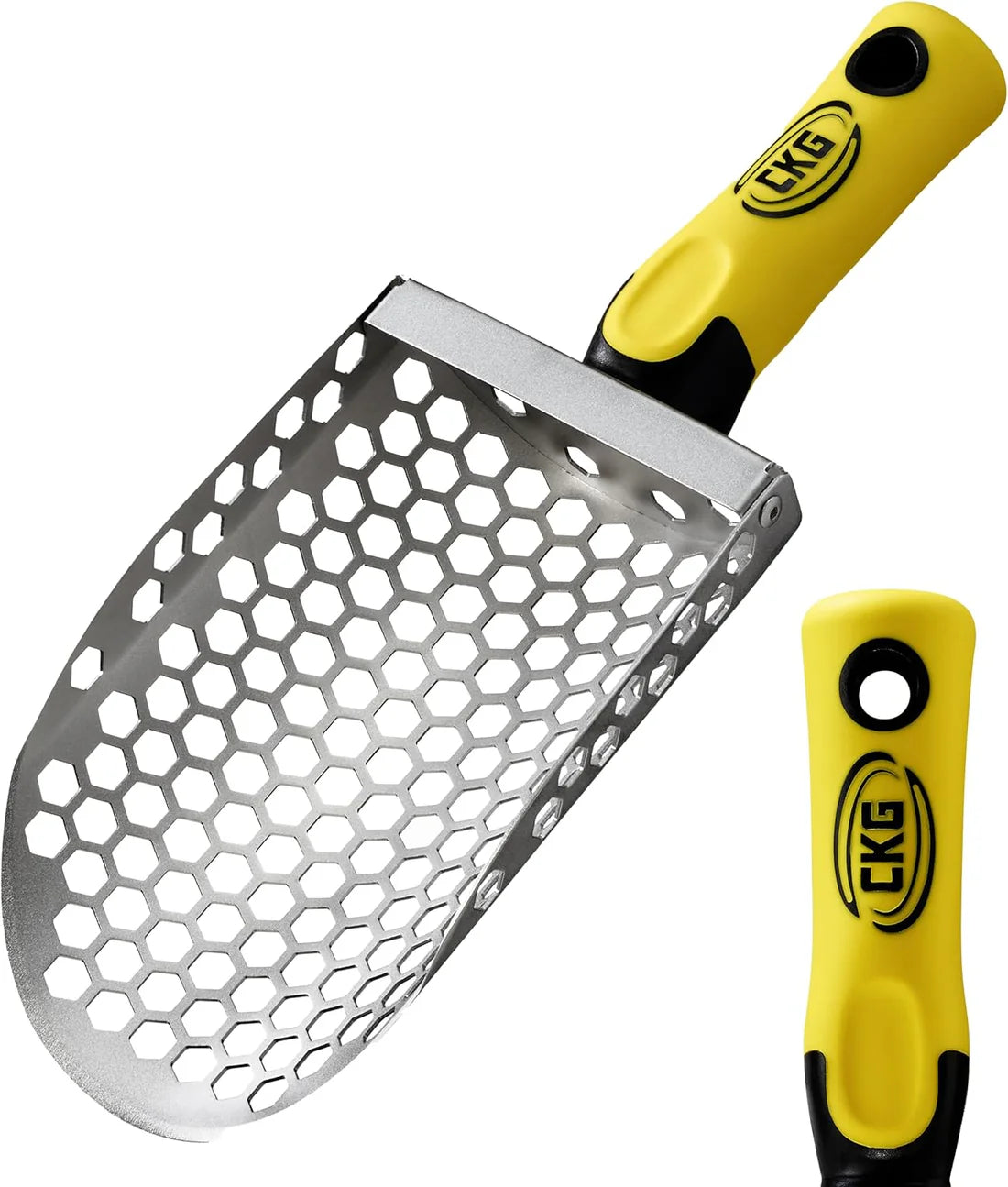 Hand Sand Scoop With Yellow Handle
