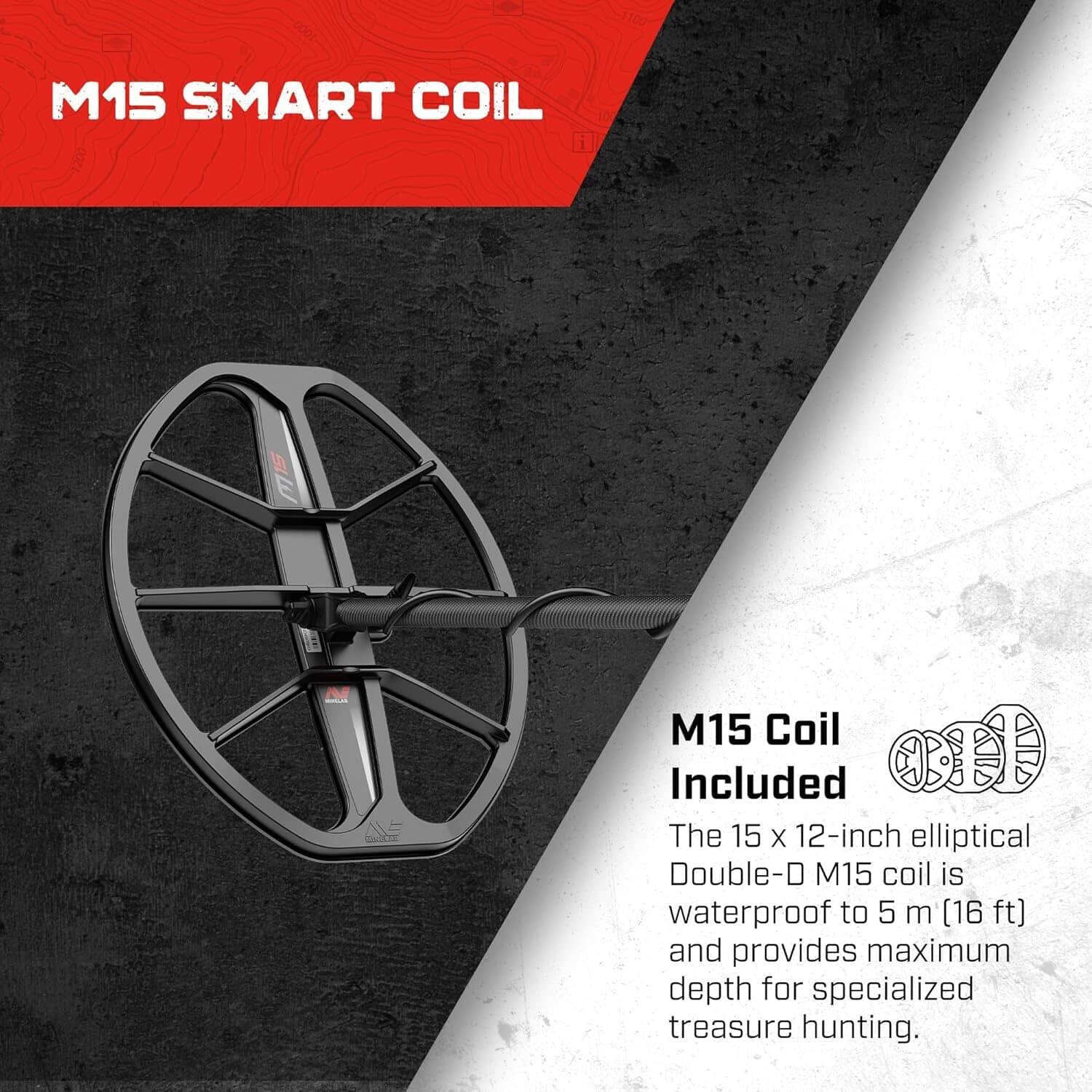 Minelab Manticore Metal Detector with M15 and M8 Coils