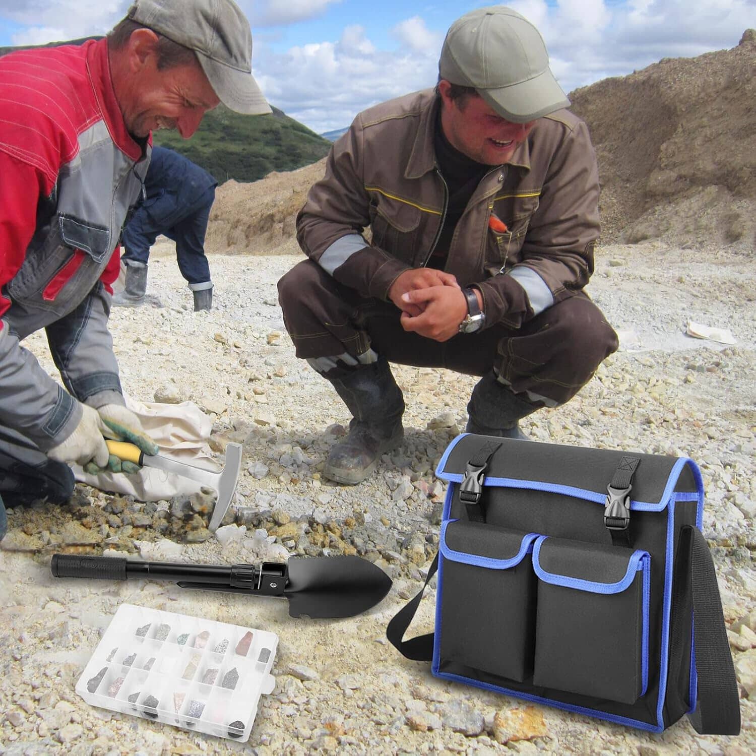 25 PCS Geology Rock Pick Equipment Kit