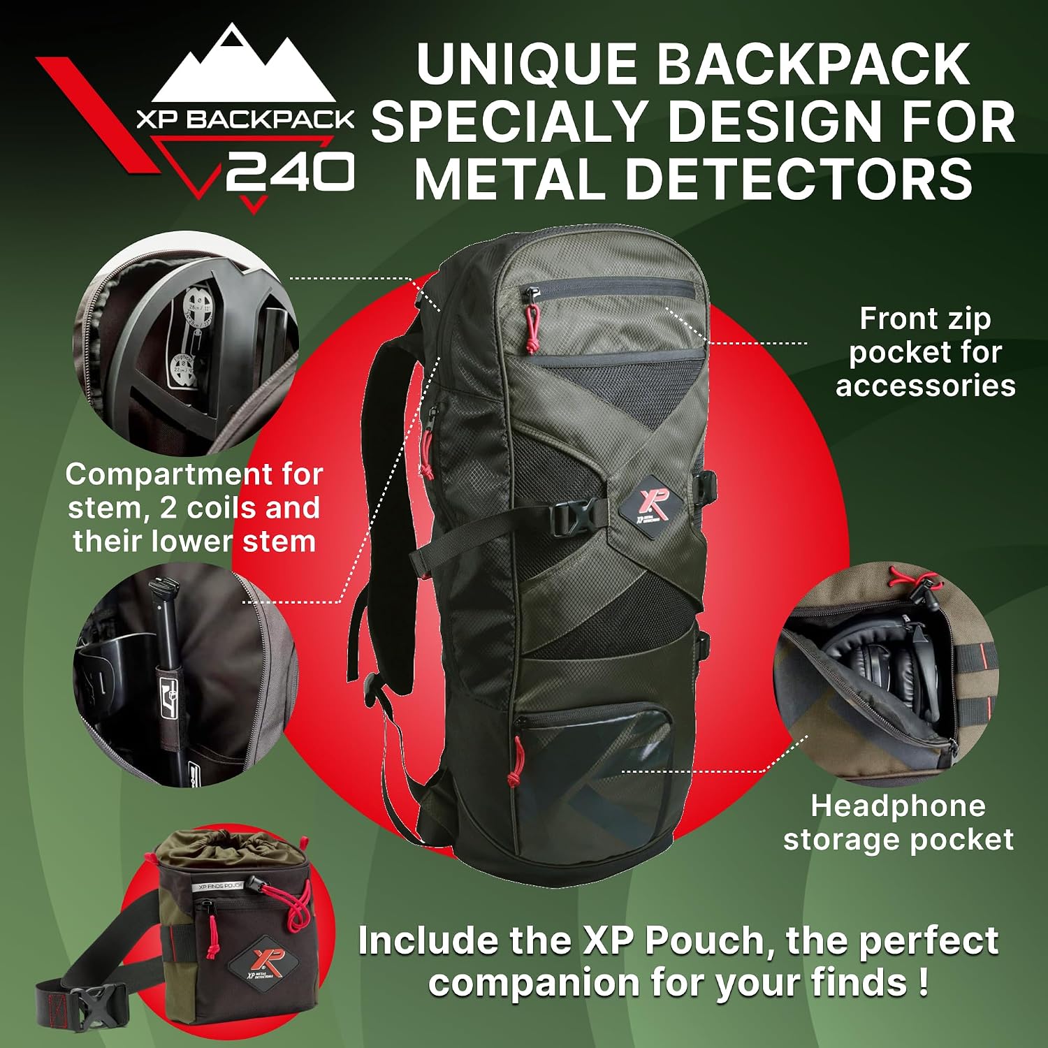 XP ICONX Adventure Pack Metal Detector Bundle