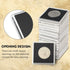 High Plains 50-Piece Adjustable Coin Holder Set with Organizer Box