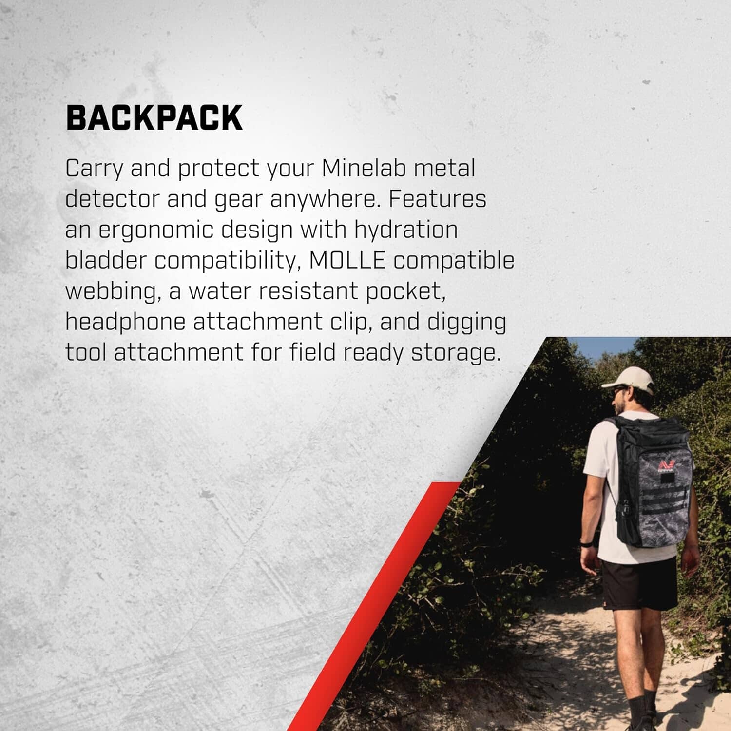 Minelab MANTICORE Metal Detector + Backpack Bundle