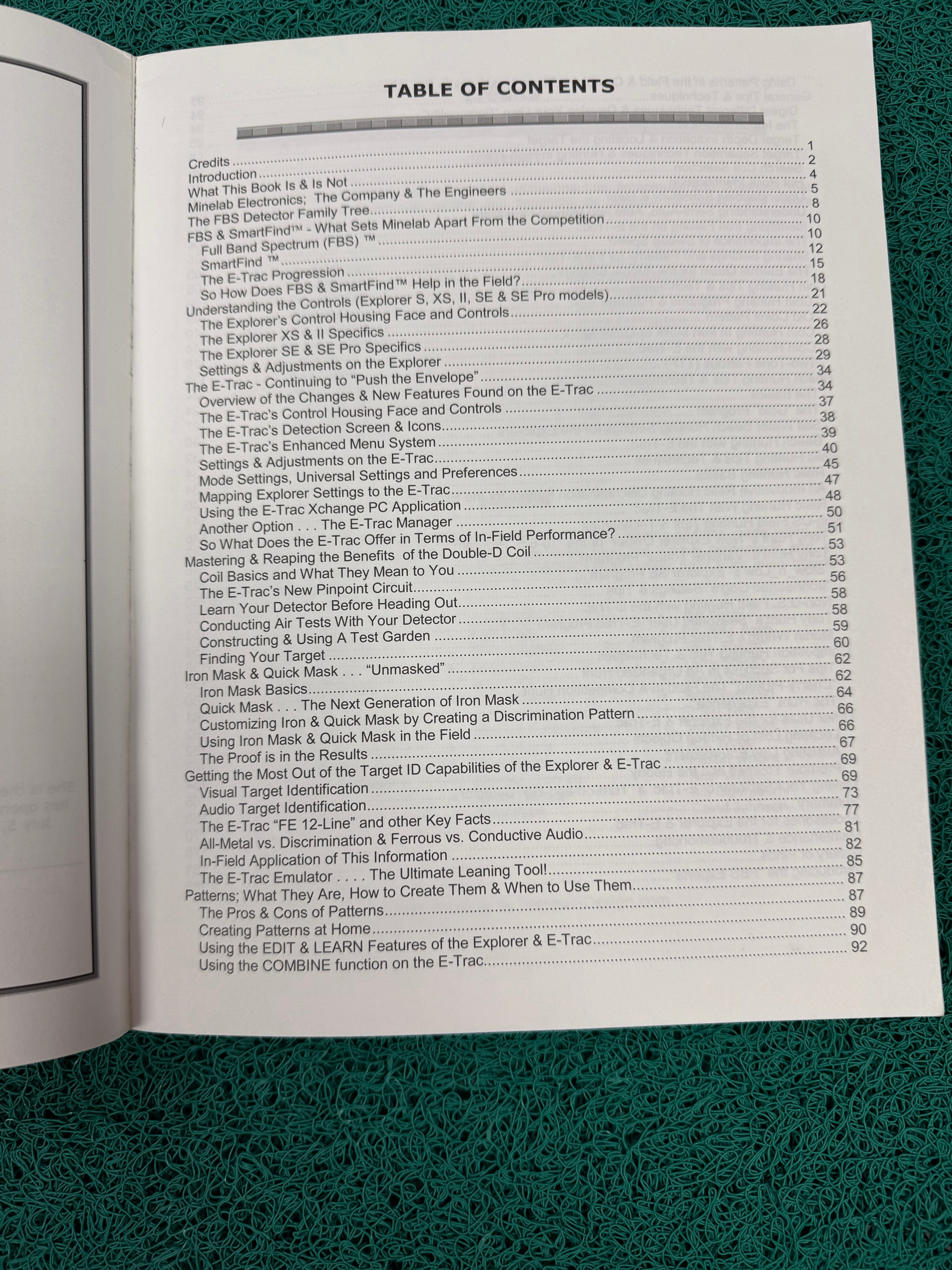 The Minelab Explorer & E-Trac Handbook by Andy Sabisch – Used Copy