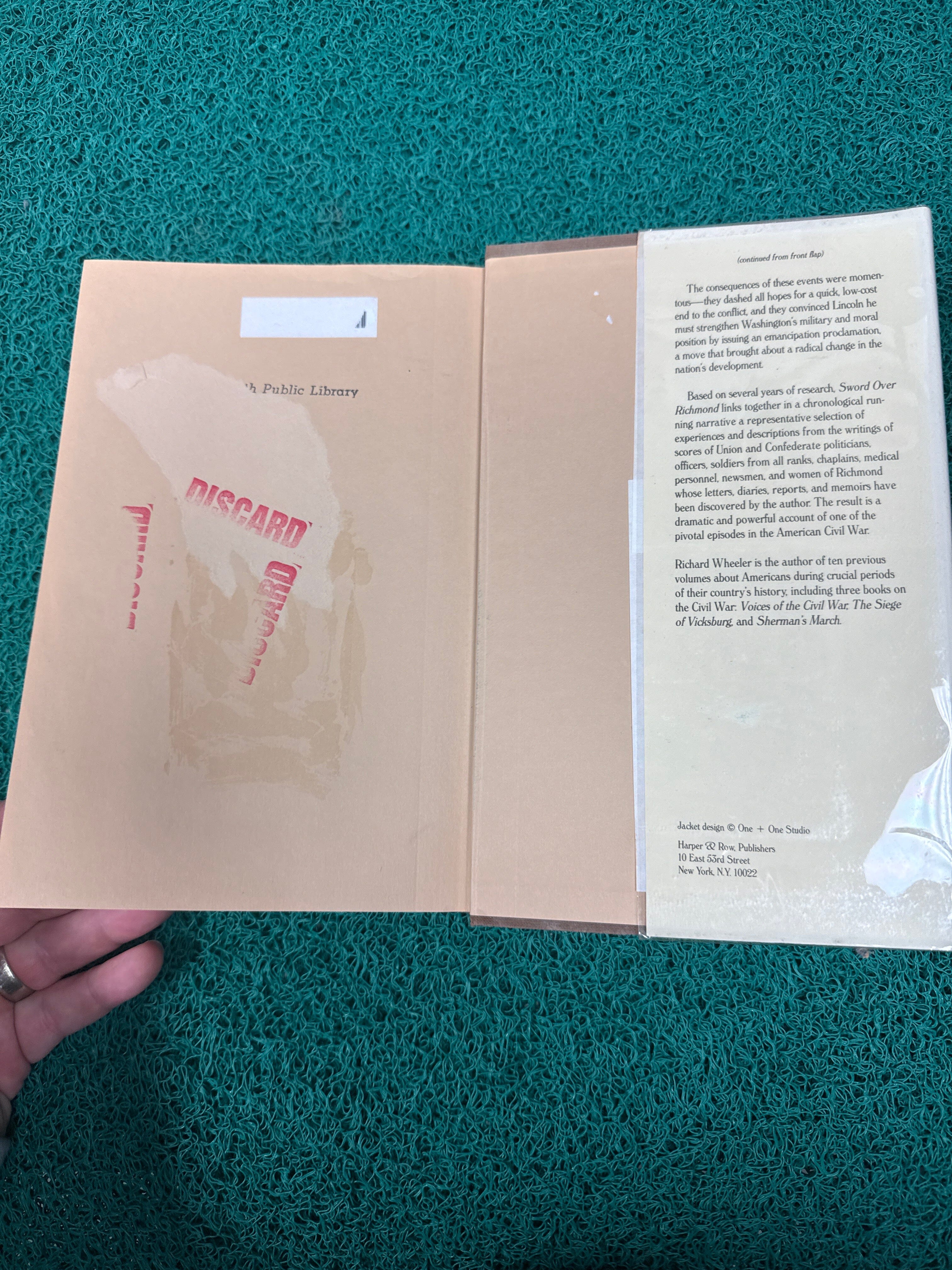 Sword Over Richmond: McClellan's Peninsula Campaign (Used)