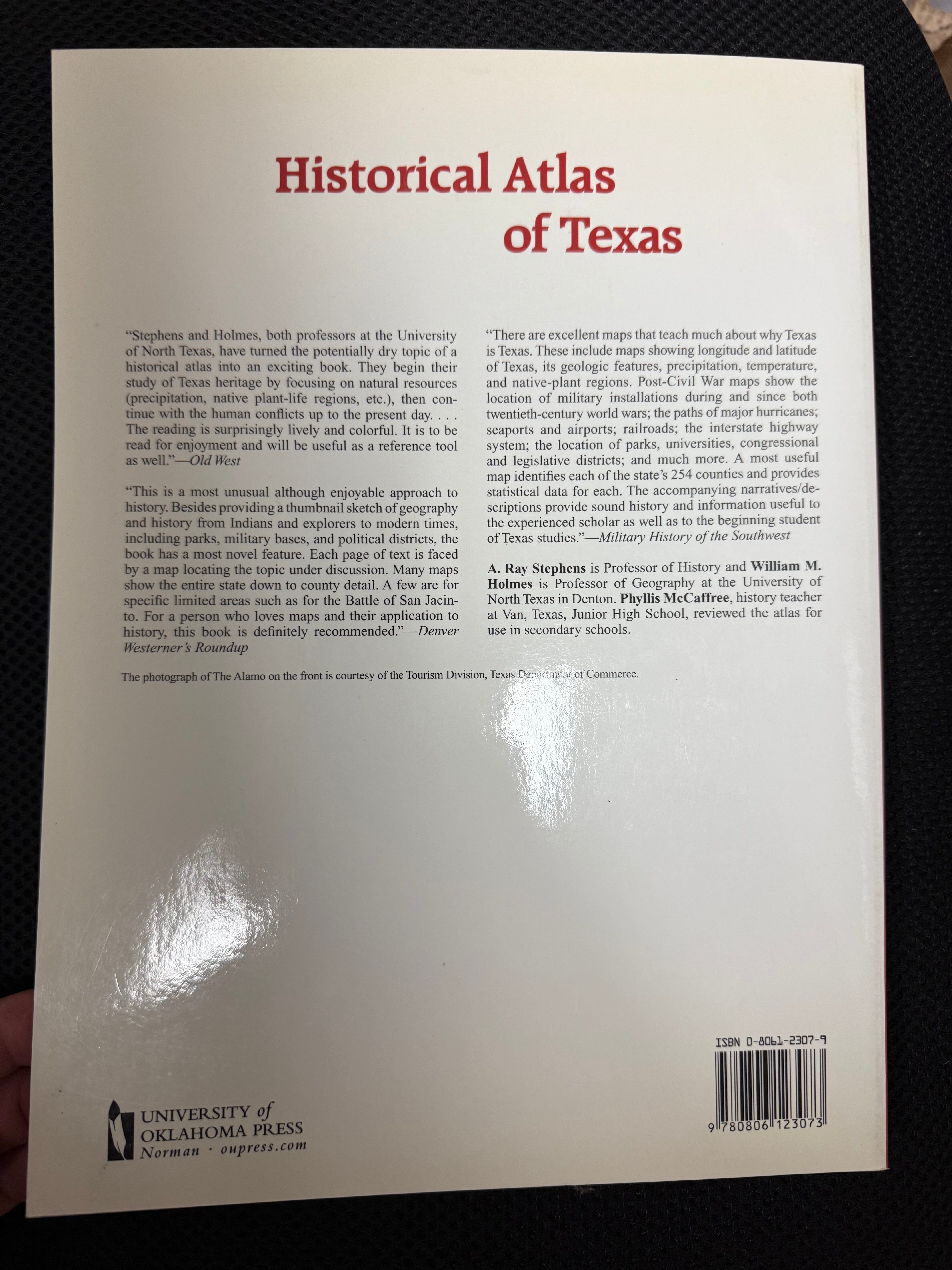 Historical Atlas of Texas (Used)