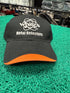White’s Metal Detectors Hat – Black with Orange Trim | New Old Stock