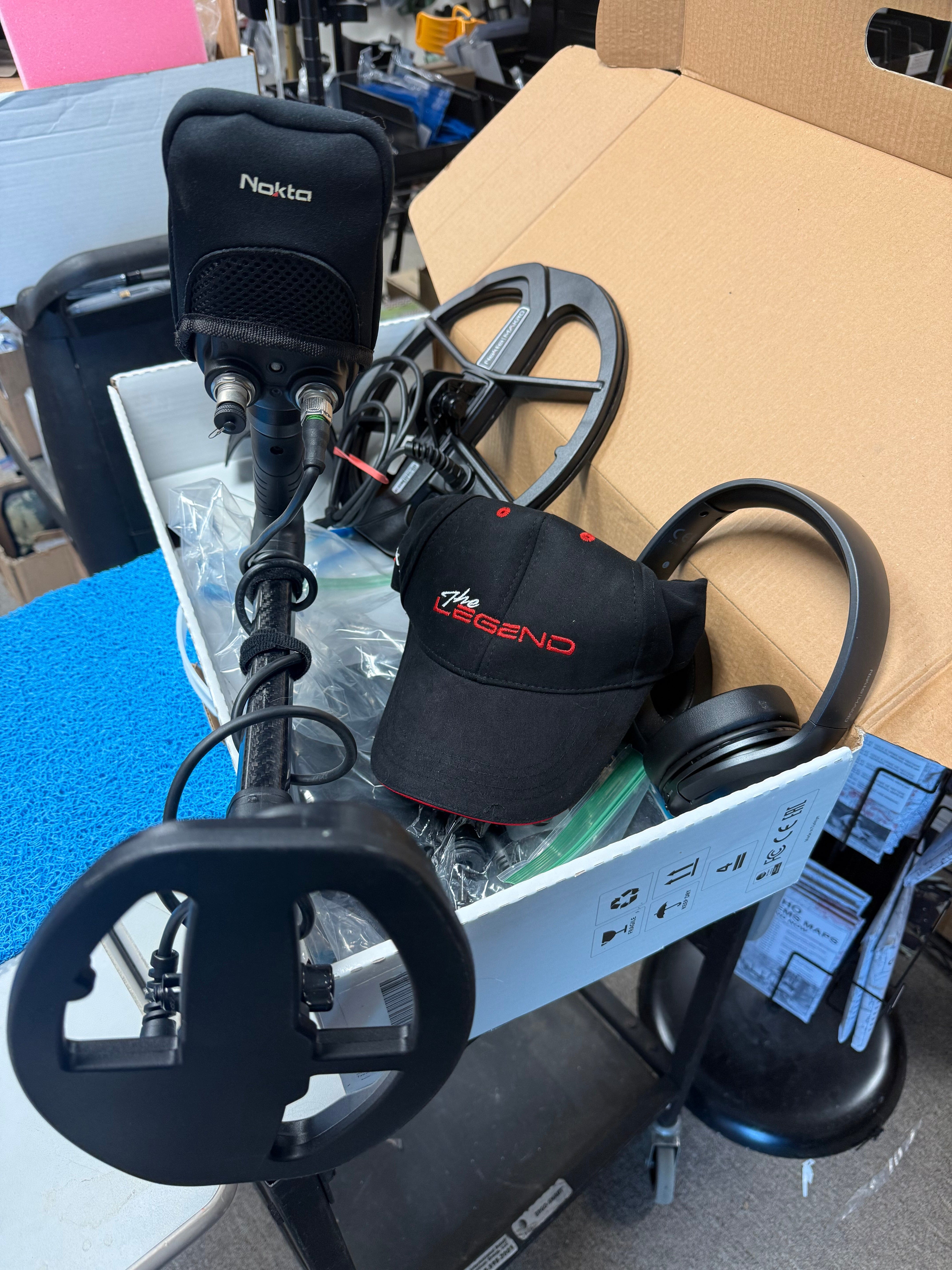 Used Nokta Legend Metal Detector with 2 Coils - Very Good Condition